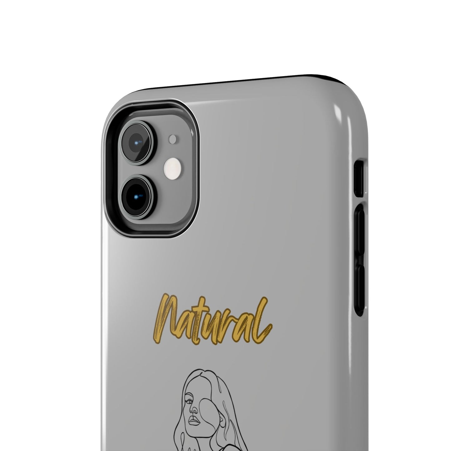 Natural Woman Care Free (BL)Tough Phone Cases LIGHT GREY