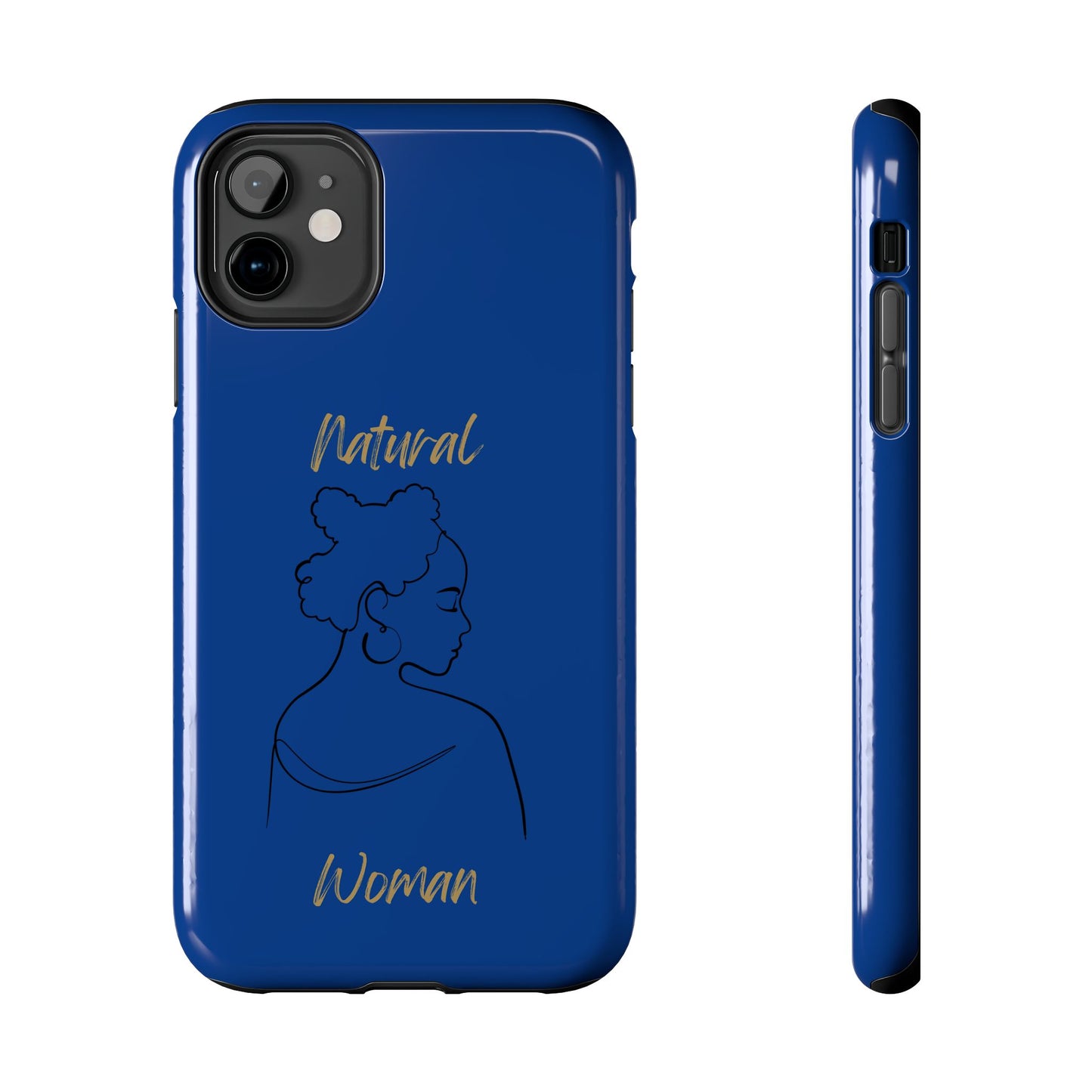 Natural Woman Twists (BL) Tough Phone Cases DARK BLUE