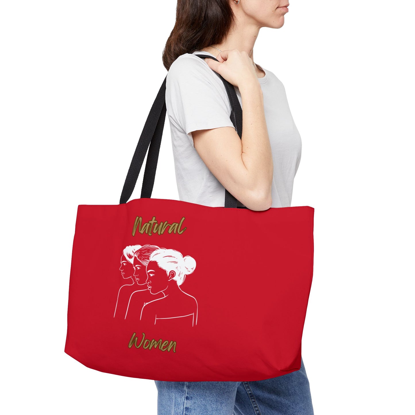 Natural Women United Friends (WL) Weekender Tote Bag DARK RED
