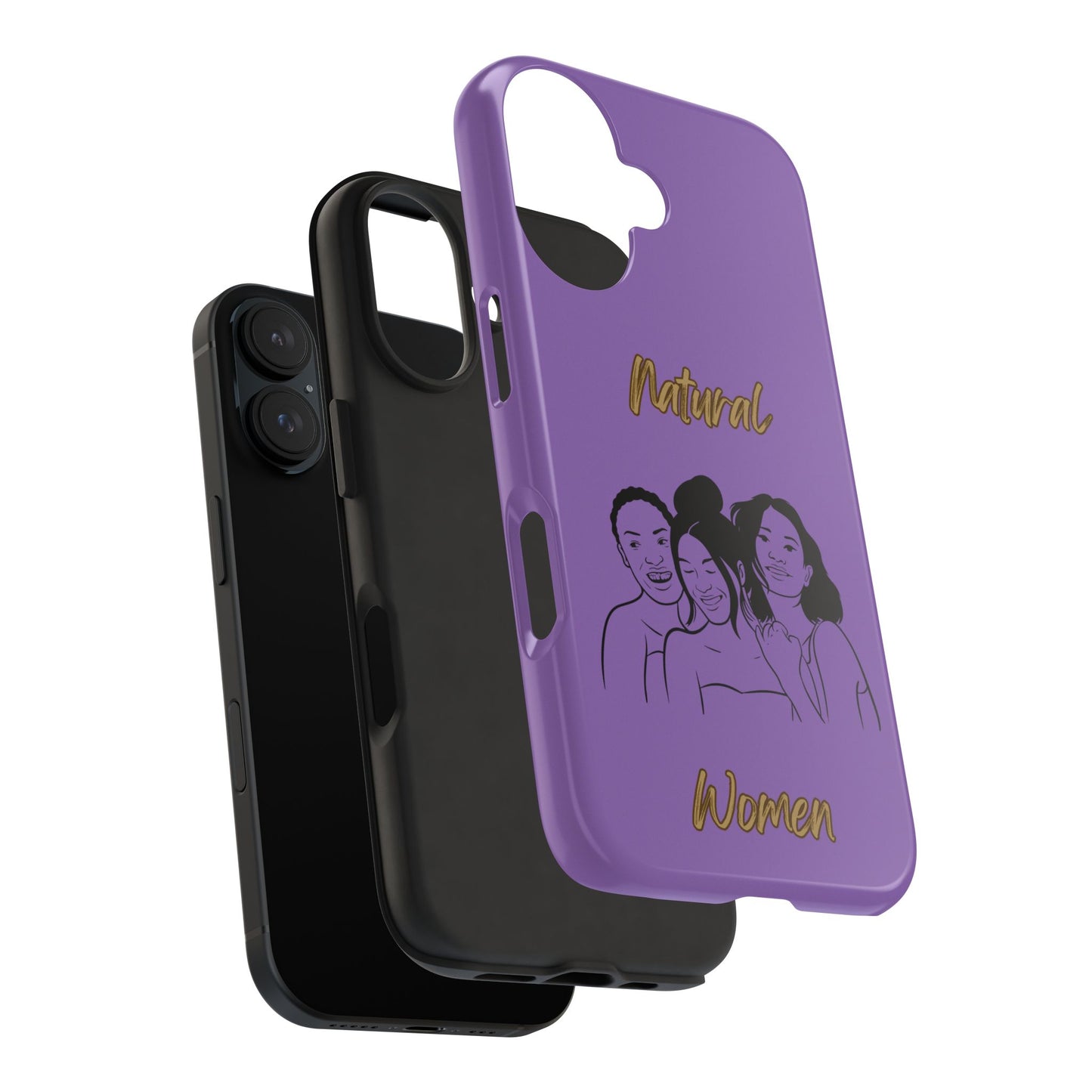 Natural Women Laughing Friends (BL)Tough Phone Cases LIGHT PURPLE