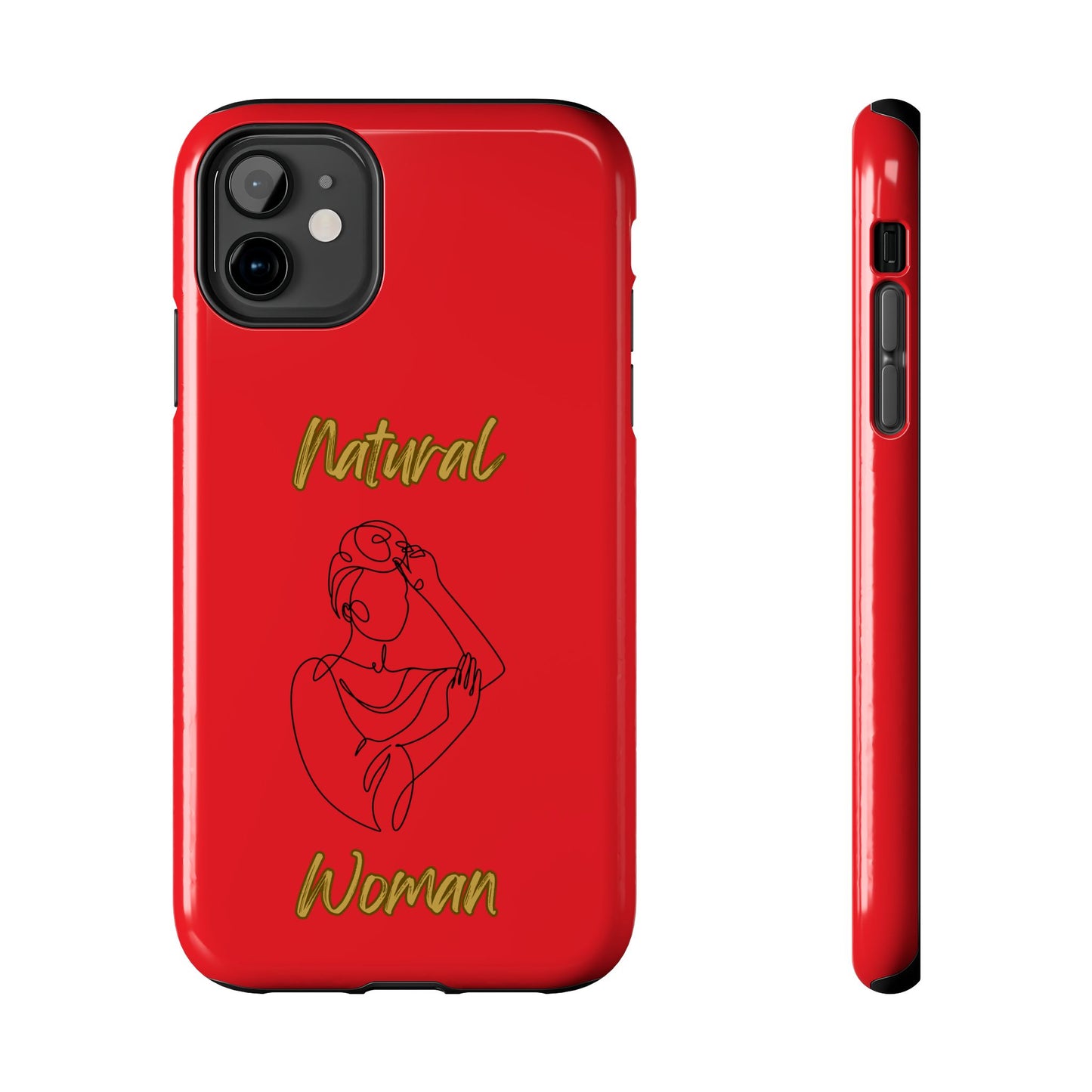 Natural Woman Style (BL)Tough Phone Cases RED