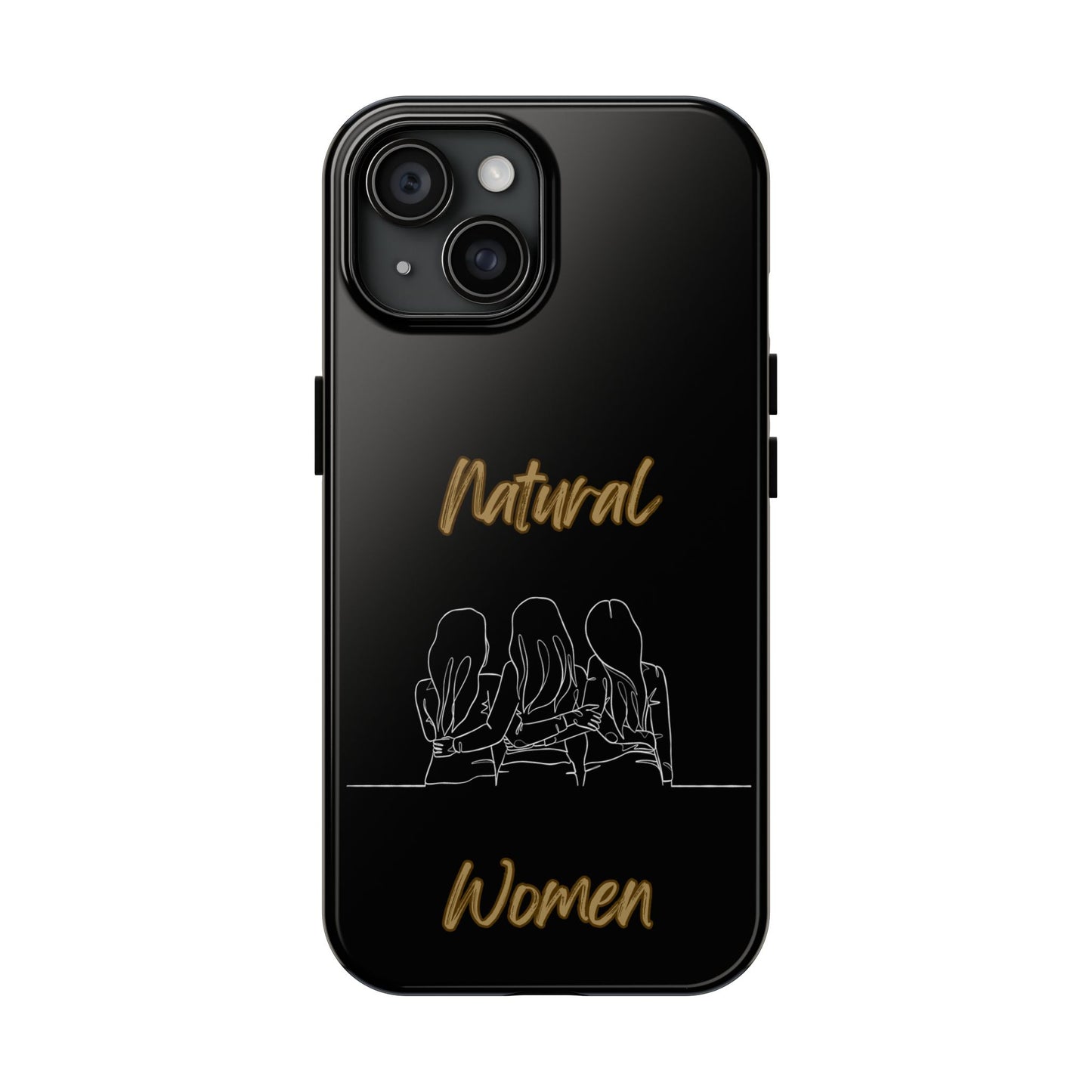 Natural Woman Loving Friends (WL) Tough Phone Cases BLACK