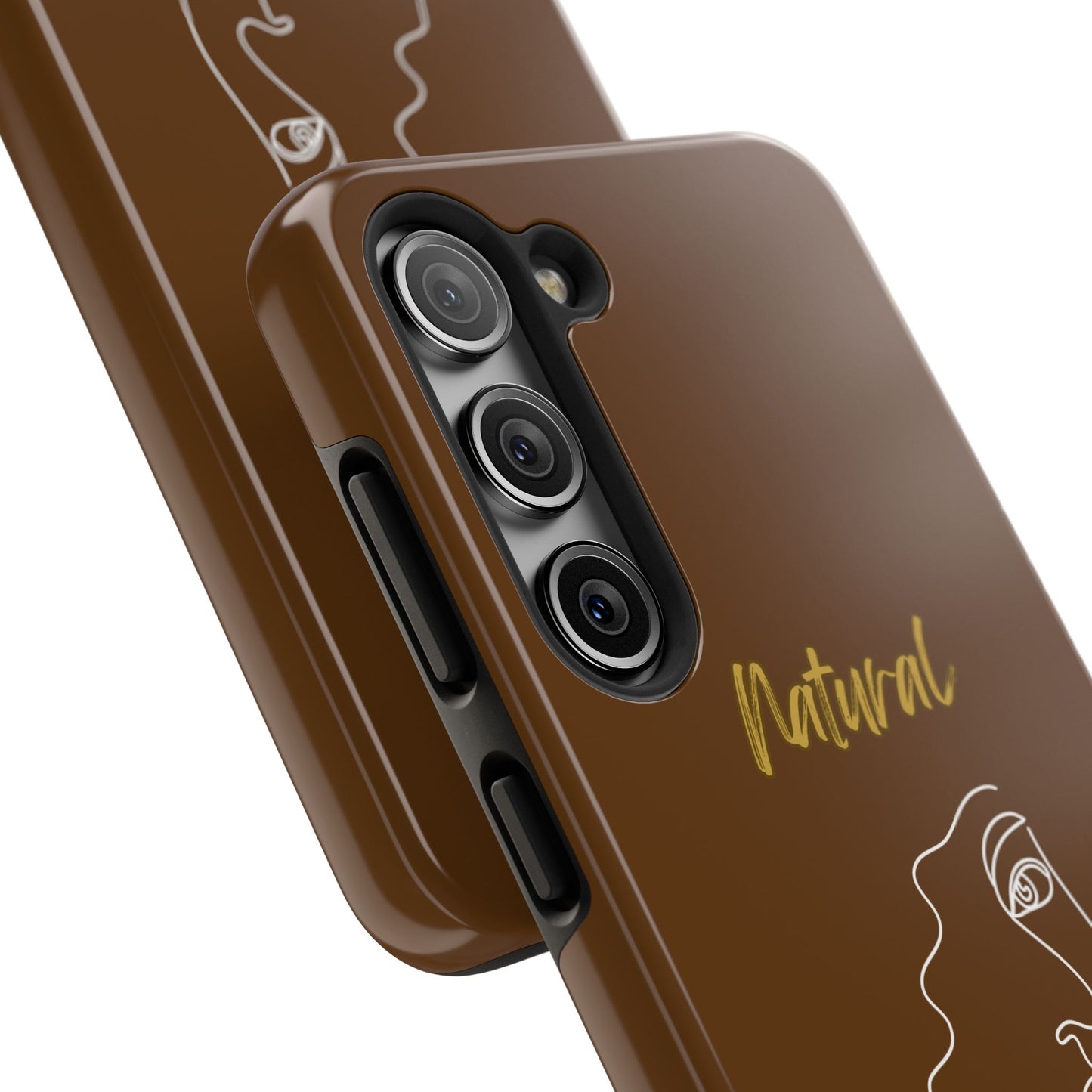 Natural Woman Peekaboo (WL)Tough Phone Cases BROWN