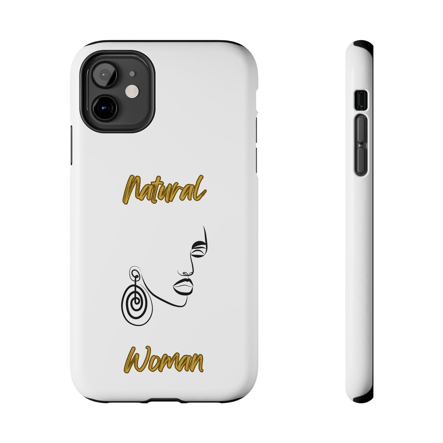 Natural Woman Music In My Soul (BL)Tough Phone Cases WHITE