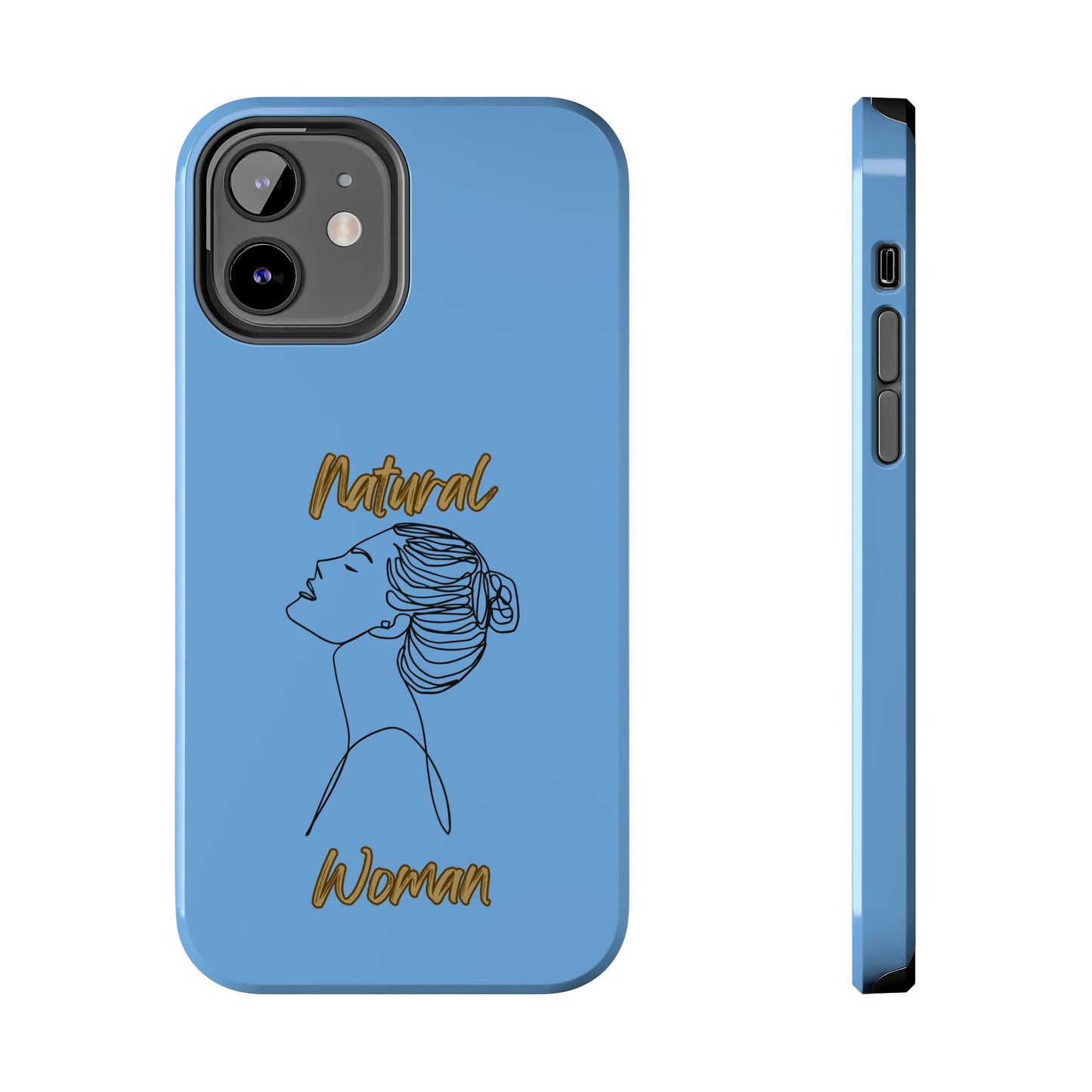 Natural Woman Wet Bun (BL) Tough Phone Cases LIGHT BLUE