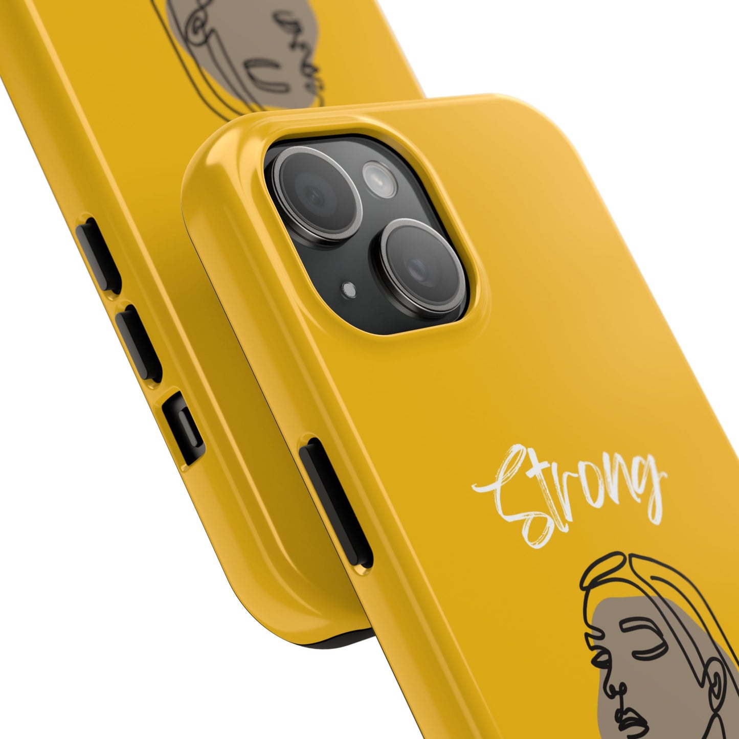 Strong Momma (WL) Tough Phone Cases YELLOW