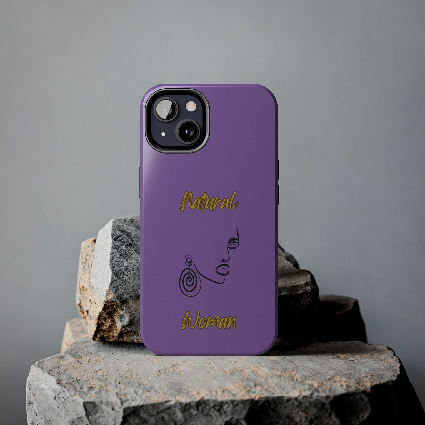 Natural Woman Music In My Soul (BL)Tough Phone Cases LIGHT PURPLE