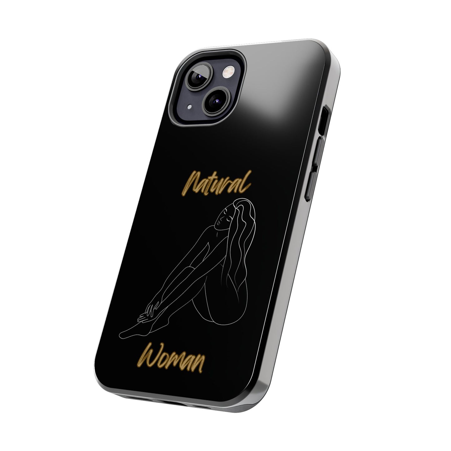 Natural Woman Beauty (WL) Tough Phone Cases BLACK