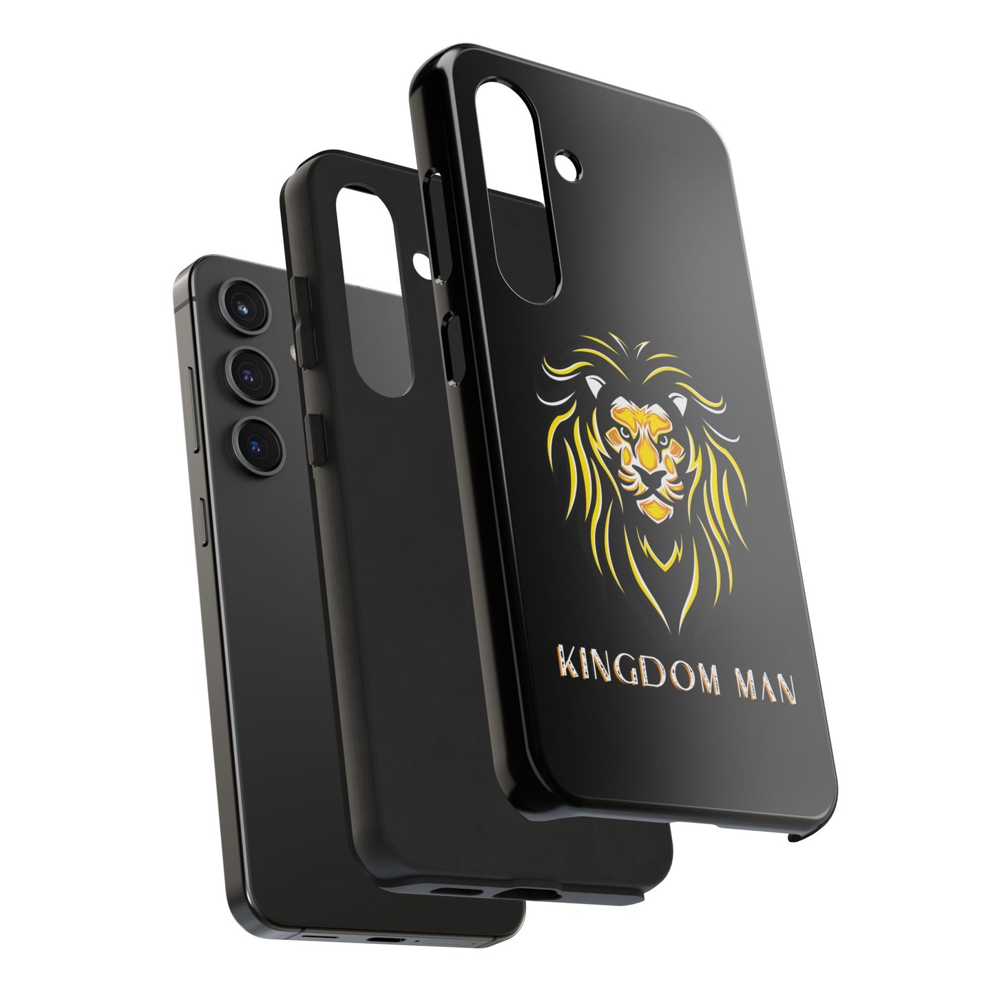 Kingdom Man (White-Gold Label) Tough Phone Case BLACK