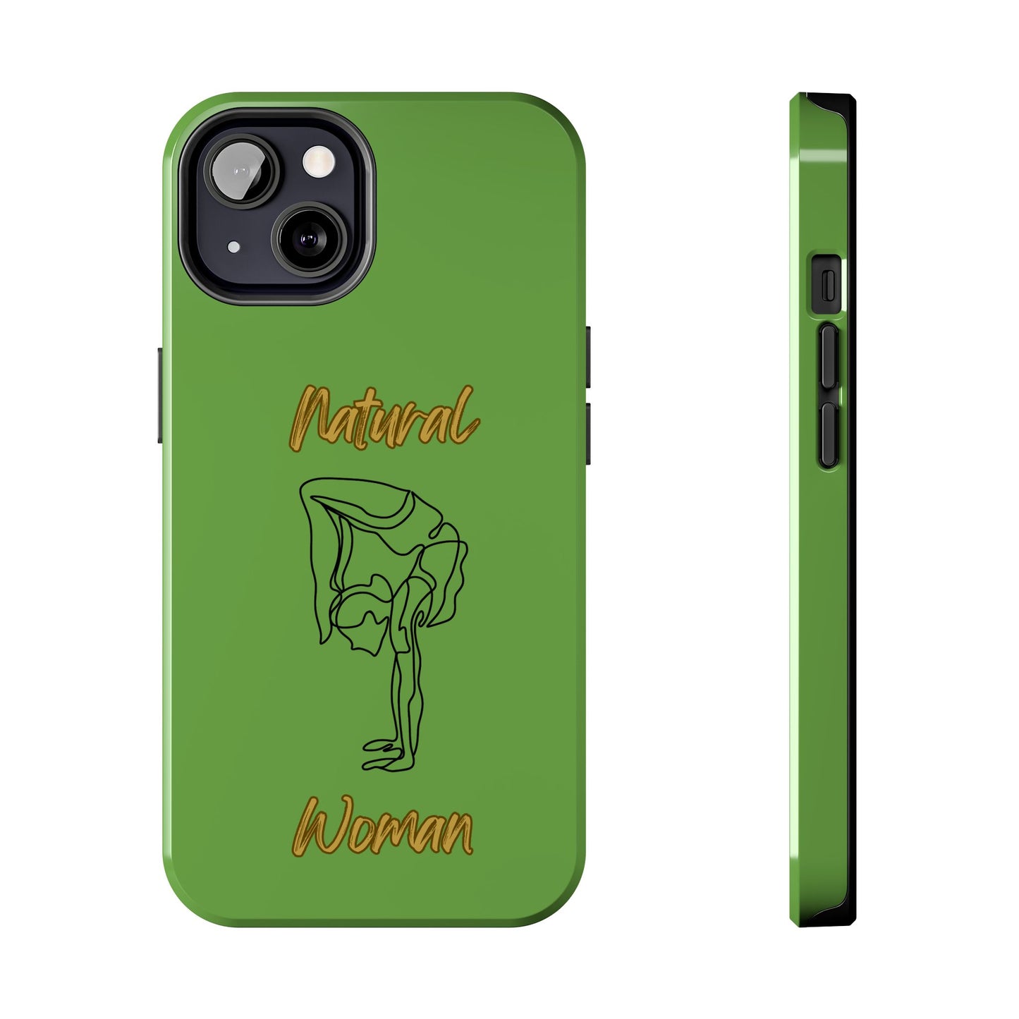 Natural Woman Flexible (BL)Tough Phone Cases GREEN