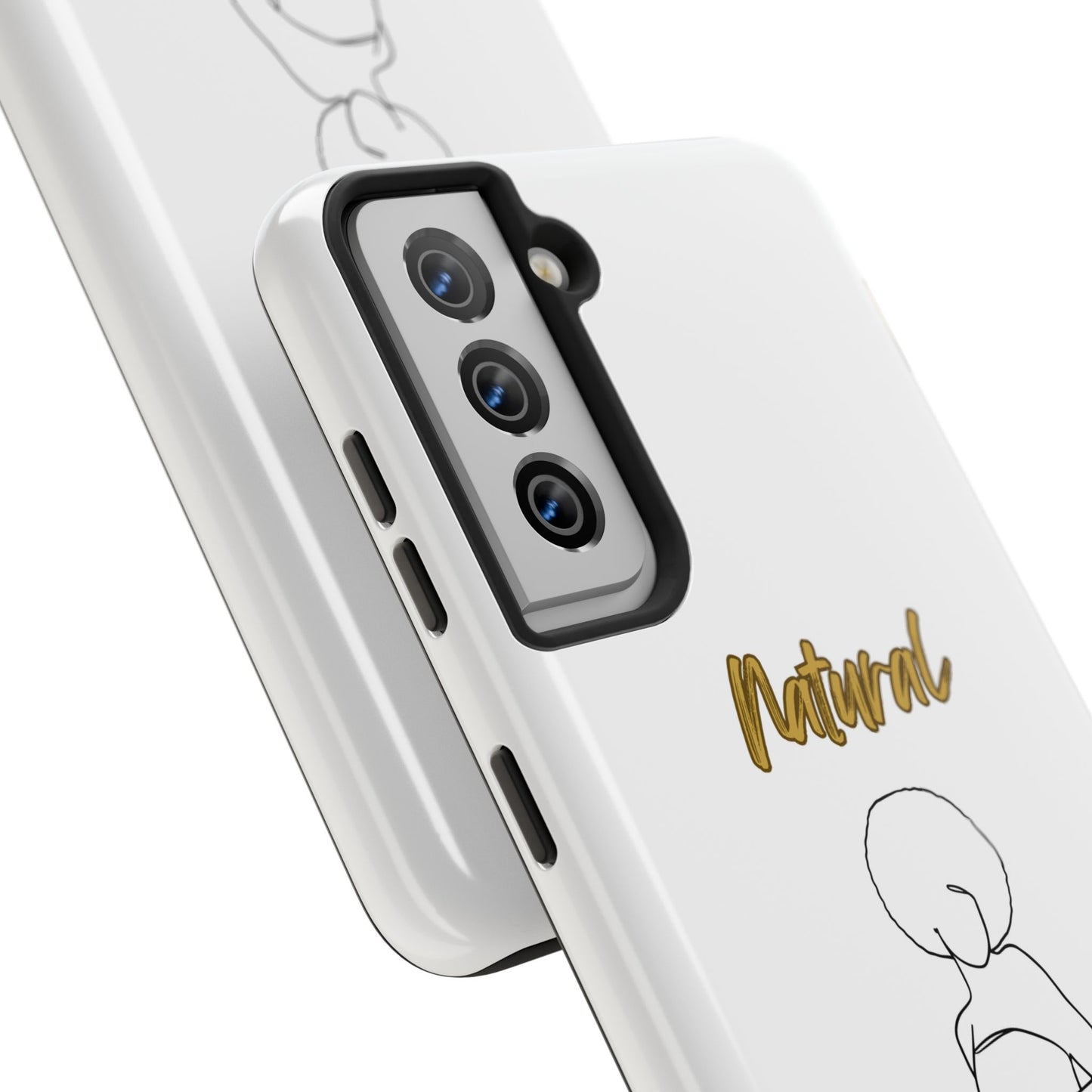 Natural Woman Sho Nuff (BL)Tough Phone Cases WHITE