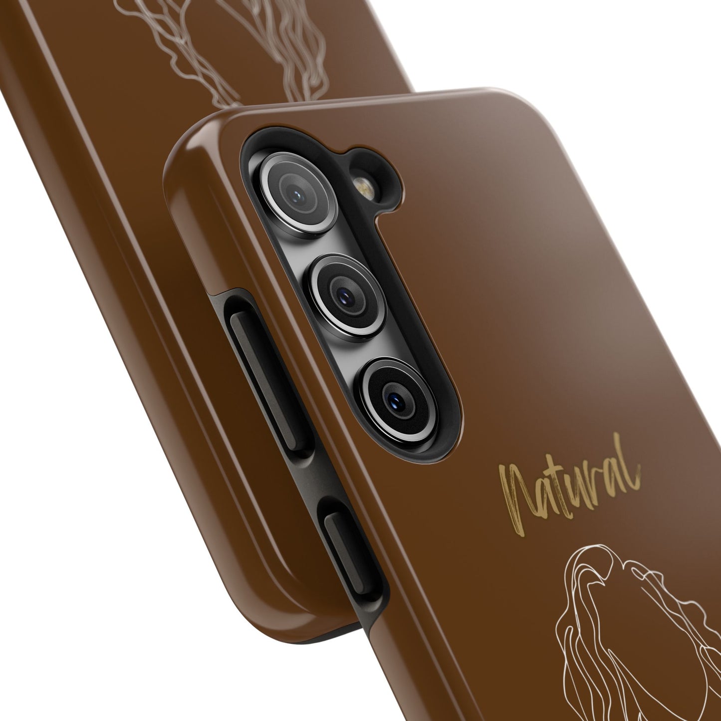 Natural Woman Relaxed (WL) Tough Phone Cases BROWN