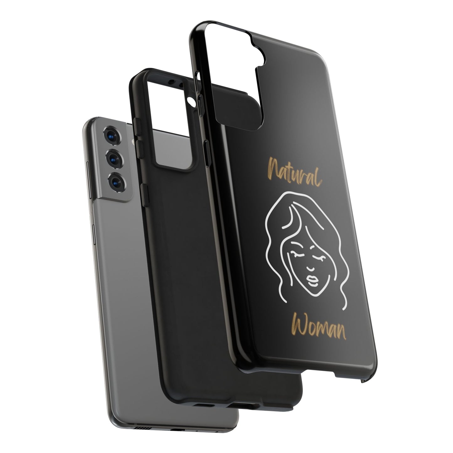Natural Woman Modest (WL)Tough Phone Cases BLACK