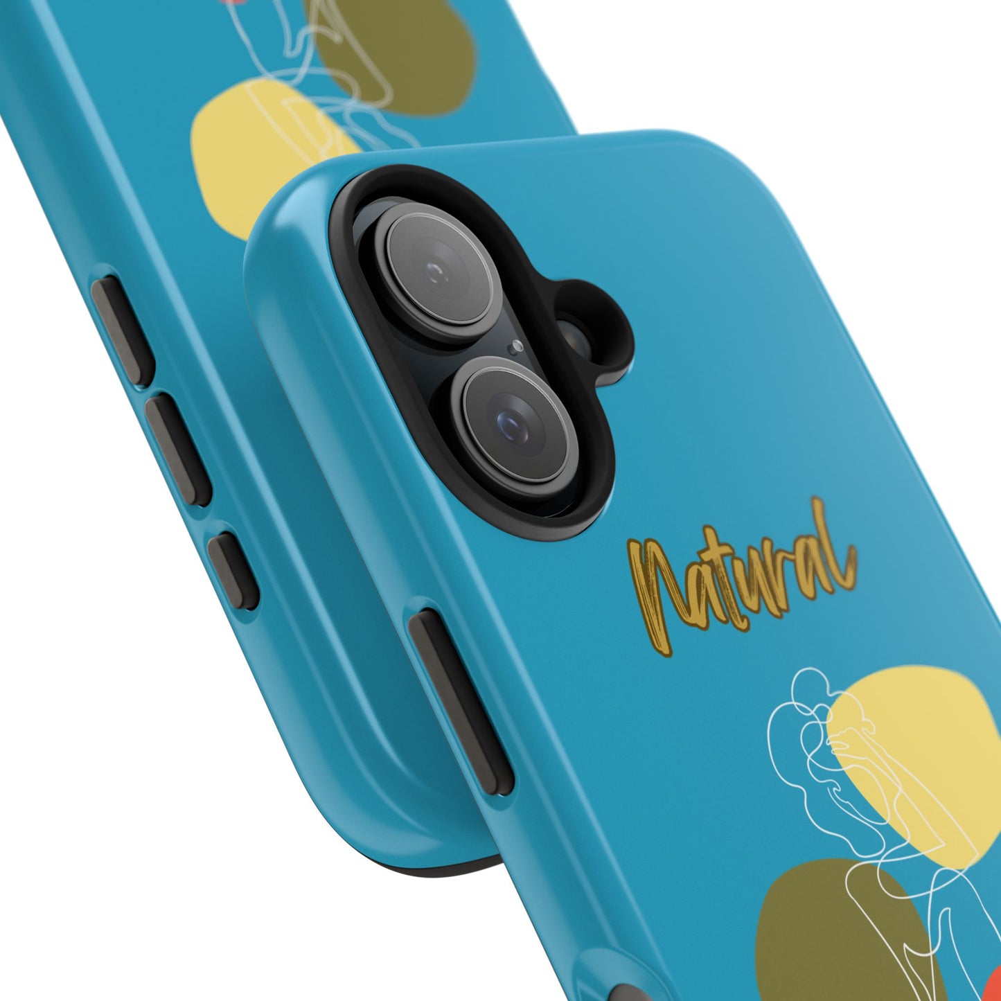 Natural Woman Colorful Pose (WL)Tough Phone Cases TURQUOISE