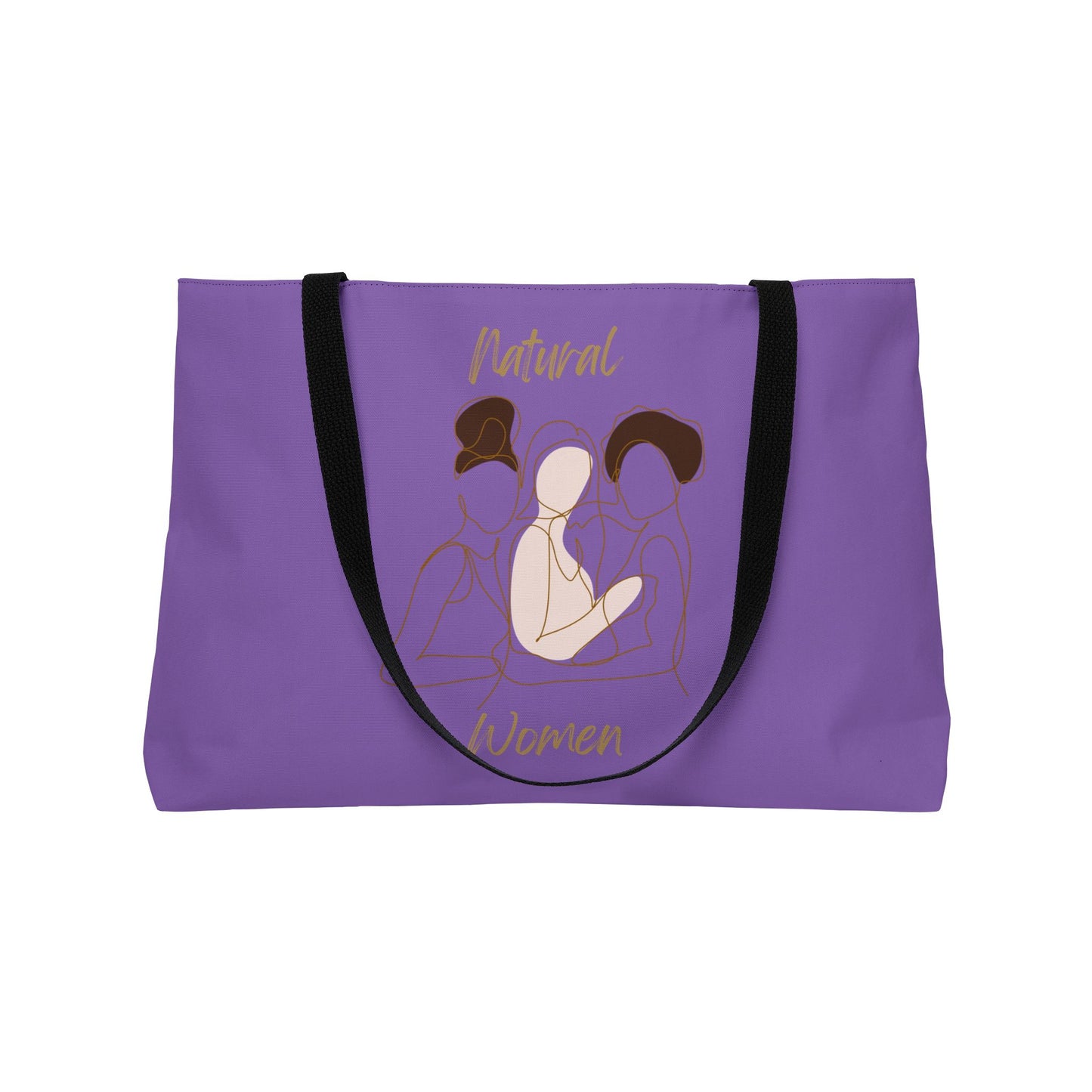 Natural Women Friends (BL) Weekender Tote Bag LIGHT PURPLE