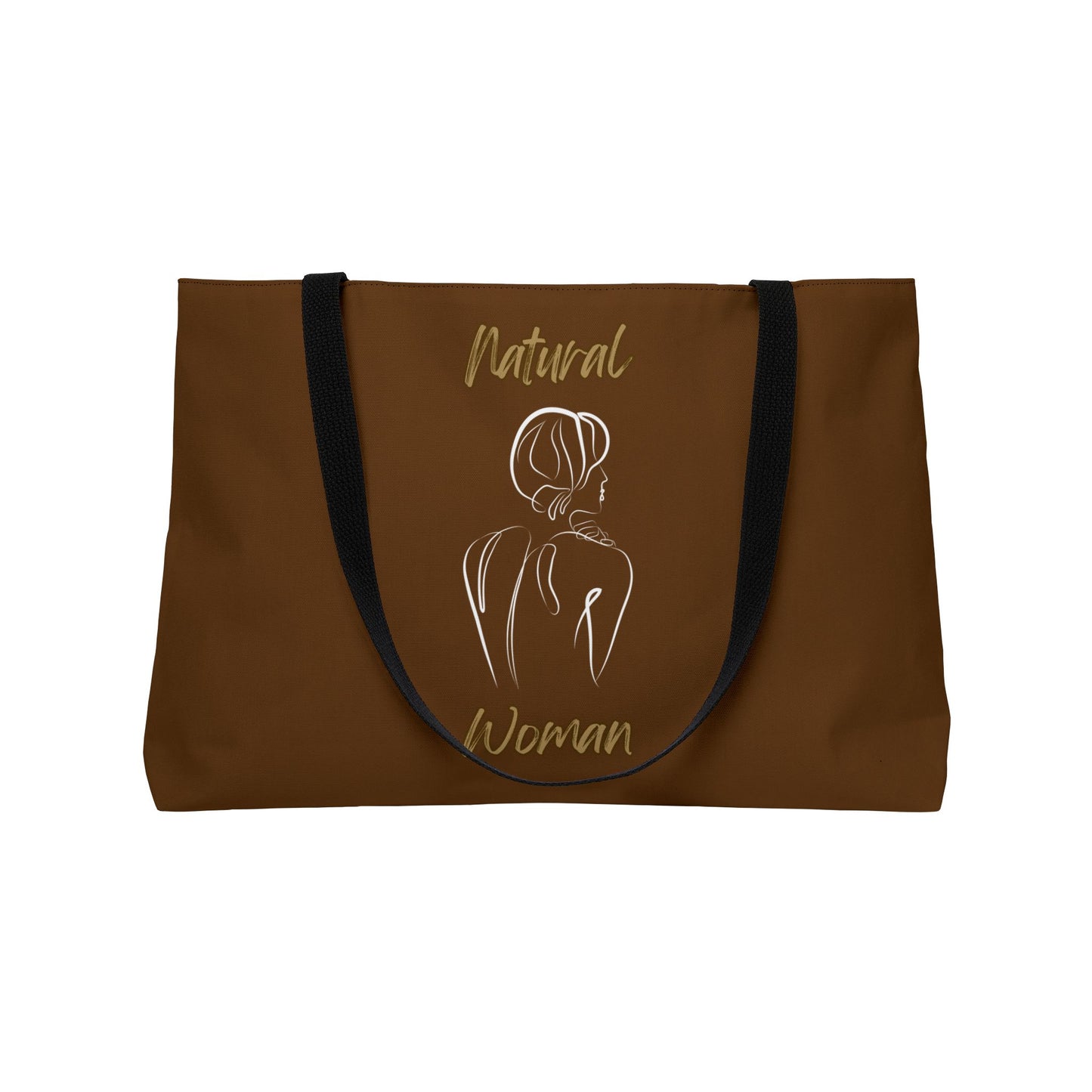 Natural Woman Back (WL) Weekender Tote Bag BROWN