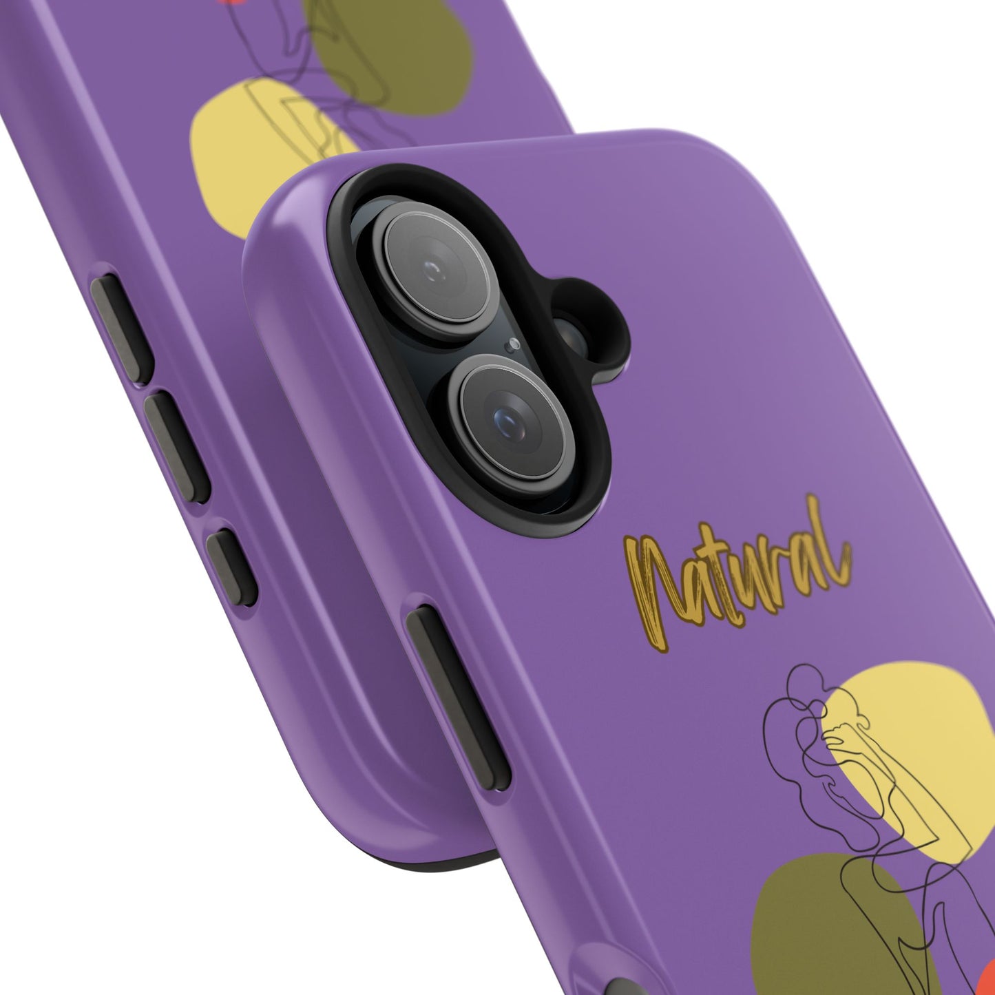 Natural Woman Colorful Pose (BL)Tough Phone Cases LIGHT PURPLE