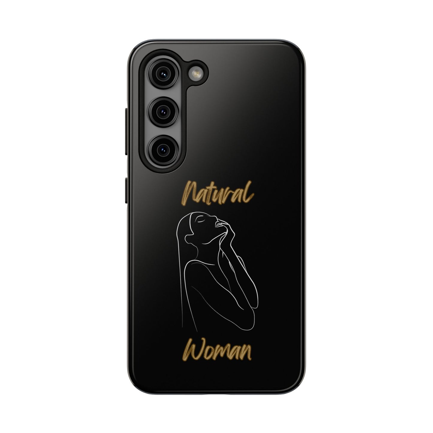 Natural Woman Thank You (WL) Tough Phone Cases BLACK