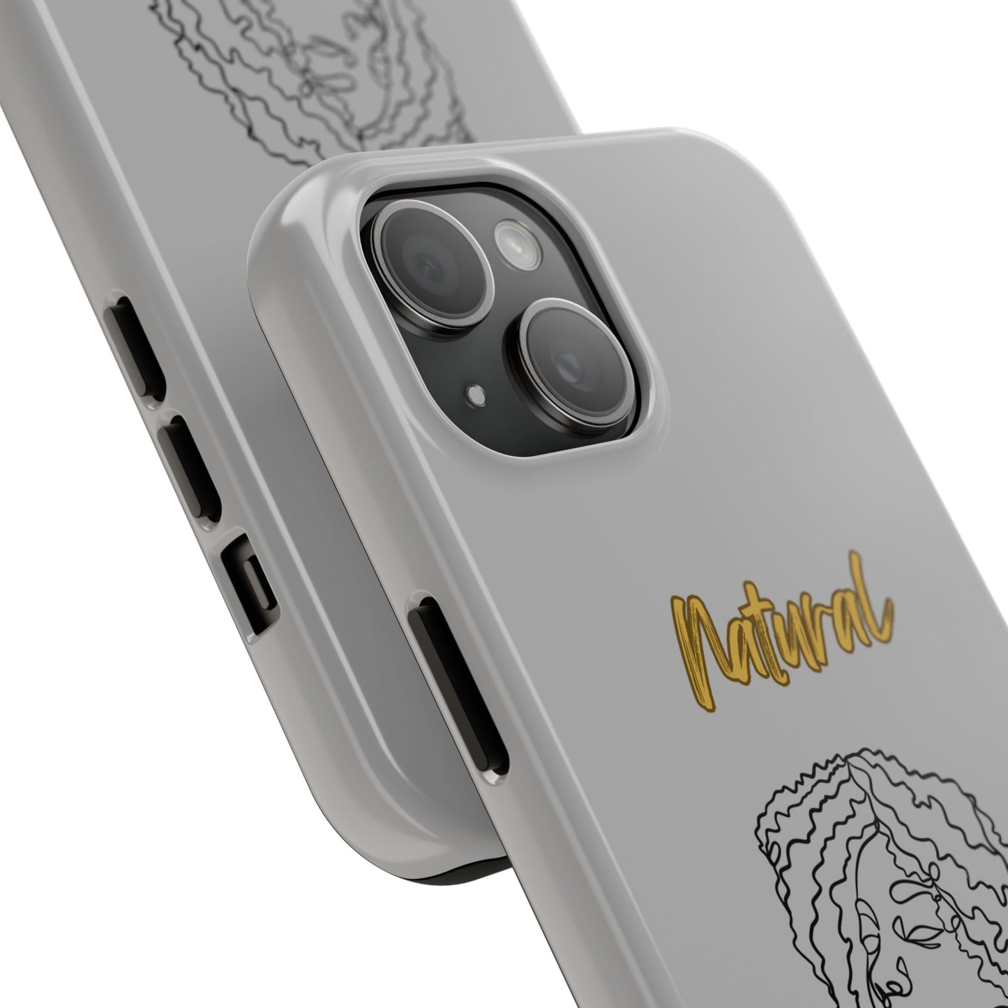 Natural Woman Naturally Me (BL)Tough Phone Cases LIGHT GREY