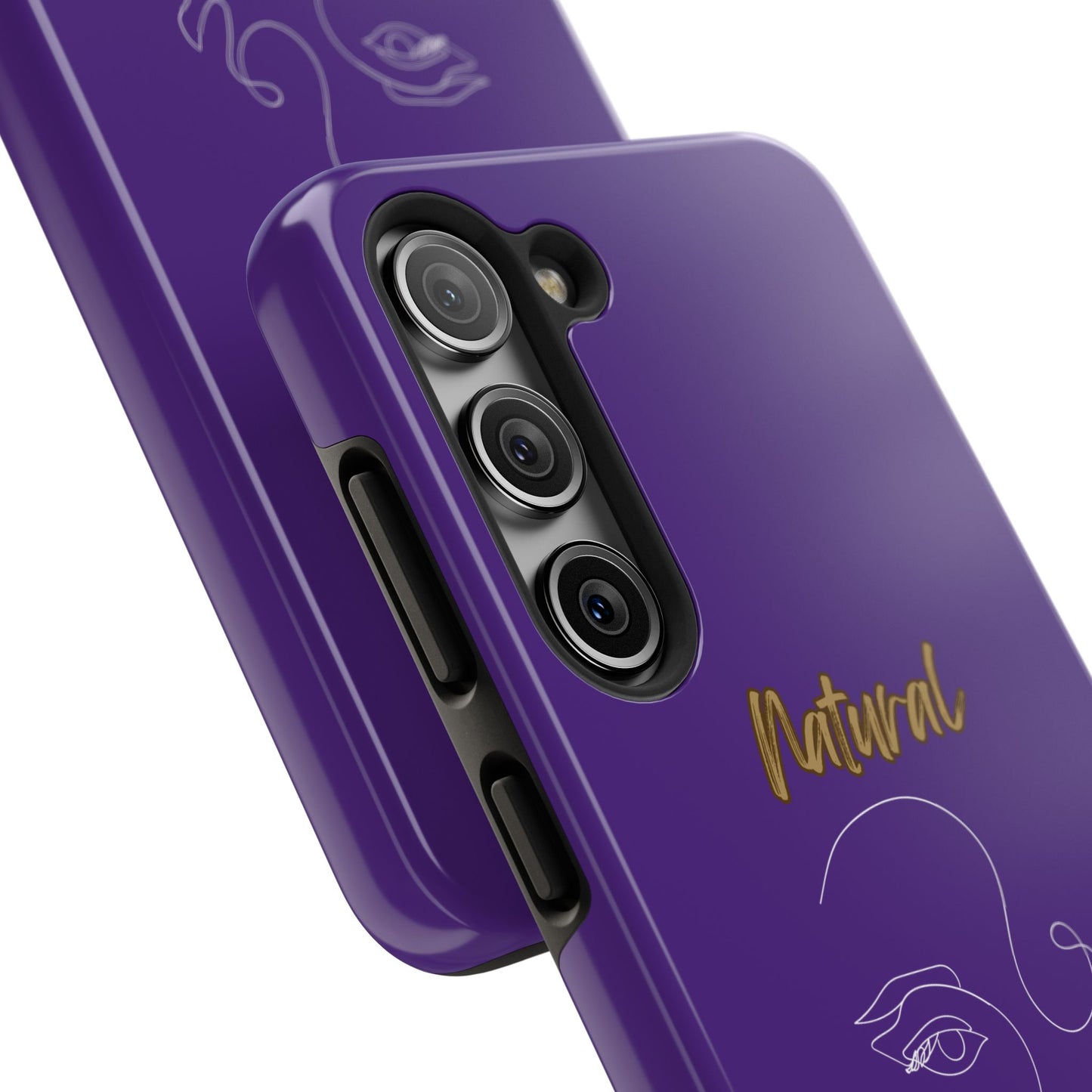 Natural Woman Looking (WL)Tough Phone Cases PURPLE
