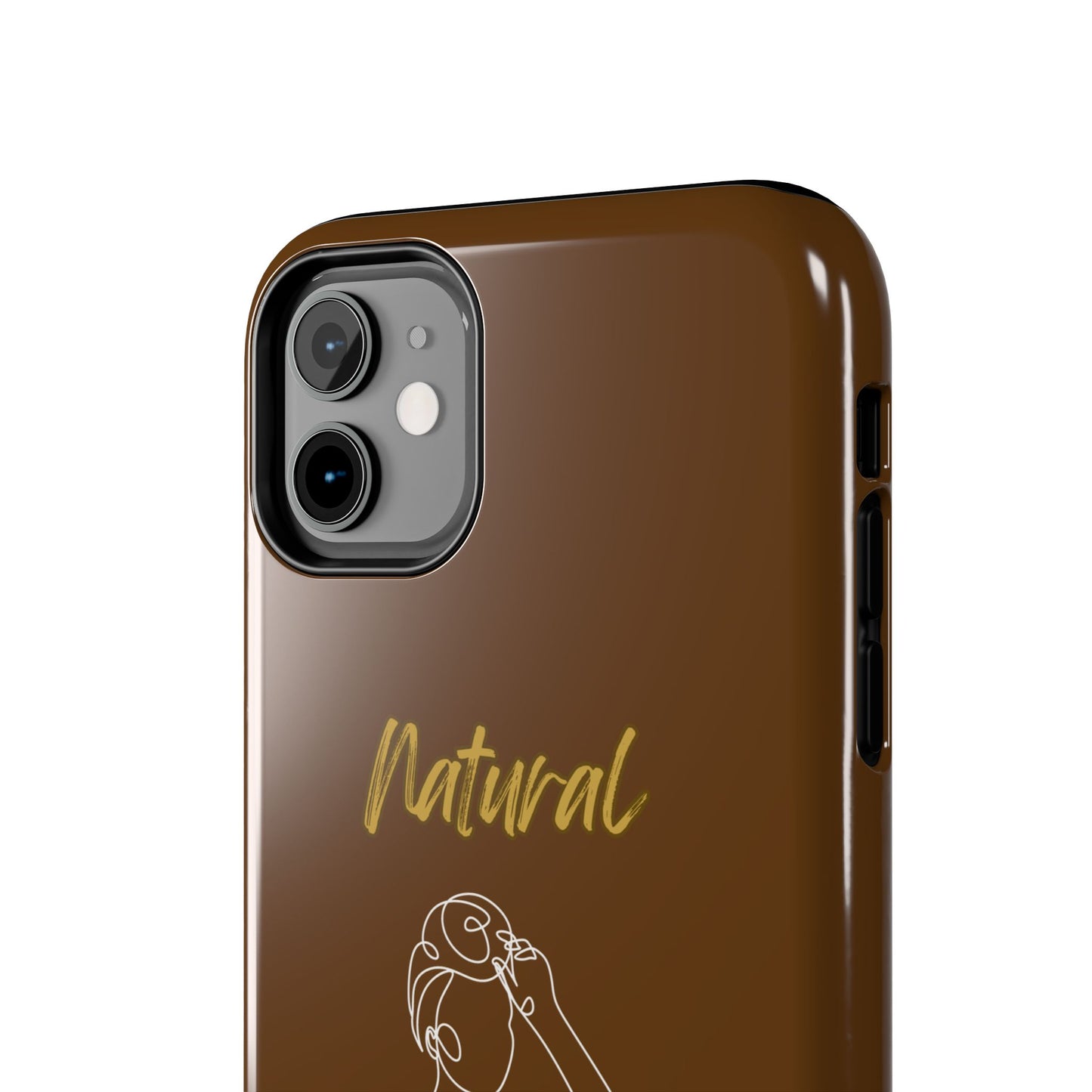 Natural Woman Style (WL)Tough Phone Cases BROWN