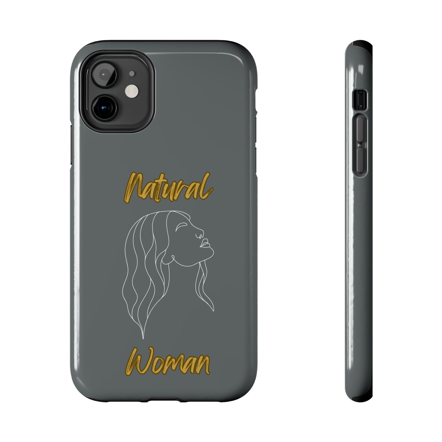 Natural Woman Breeze On Face (WL)Tough Phone Cases DARK GREY