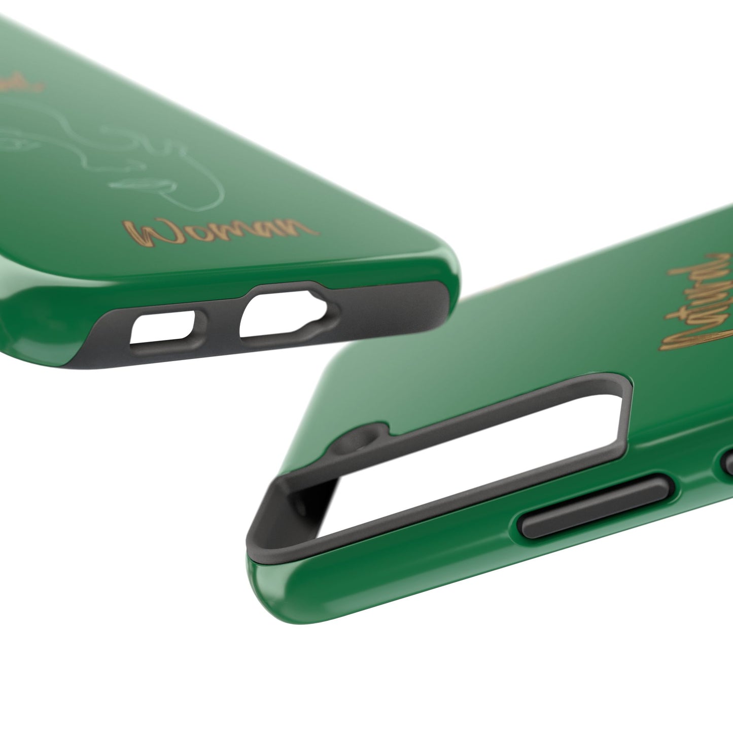 Natural Woman Looking (WL) Tough Phone Cases DARK GREEN