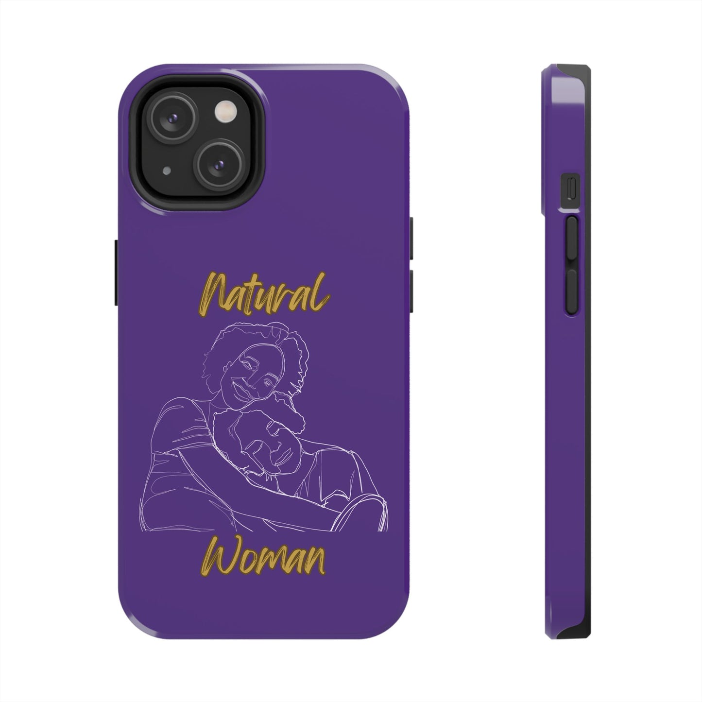 Natural Woman Loving Embrace (WL)Tough Phone Cases PURPLE