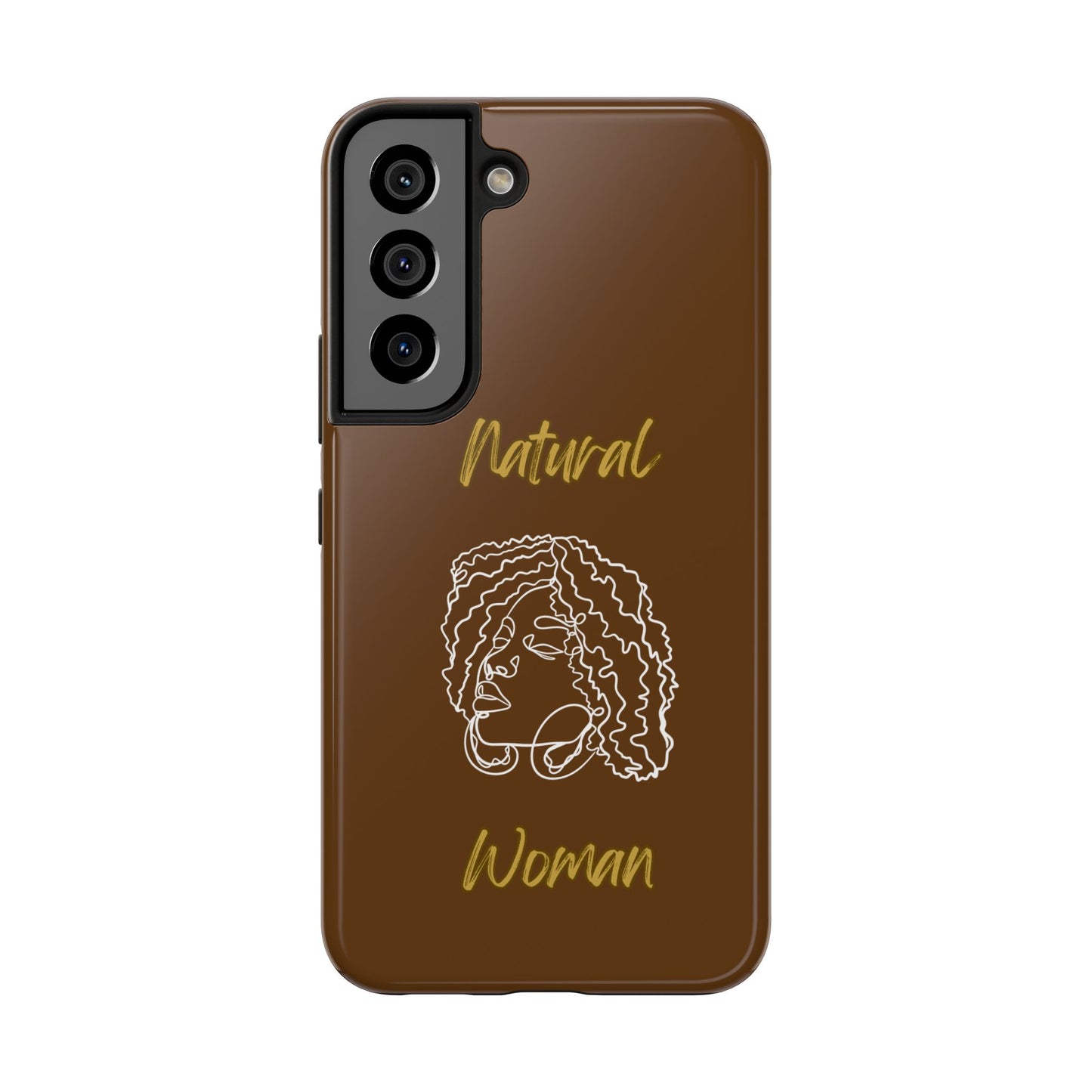 Natural Woman Naturally Me (WL)Tough Phone Cases BROWN