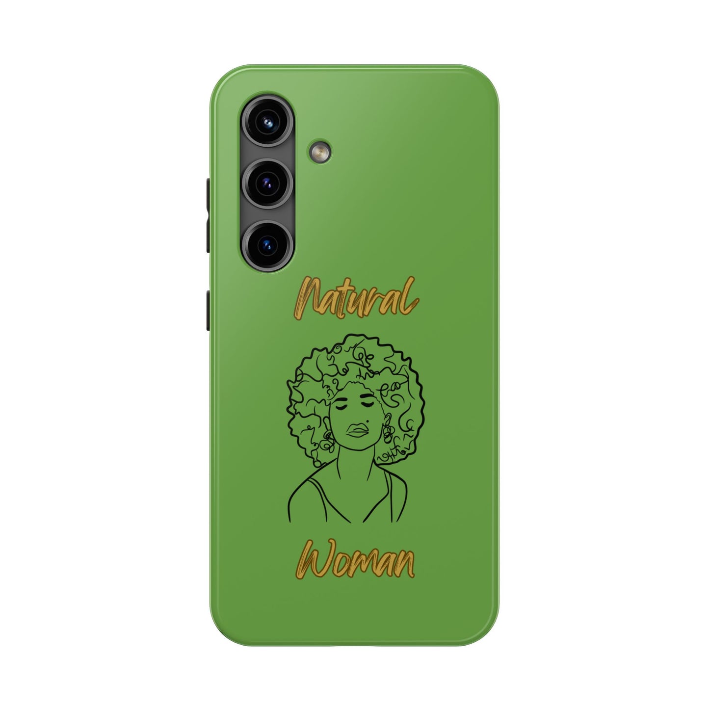 Natural Woman All About Me (BL)Tough Phone Cases GREEN