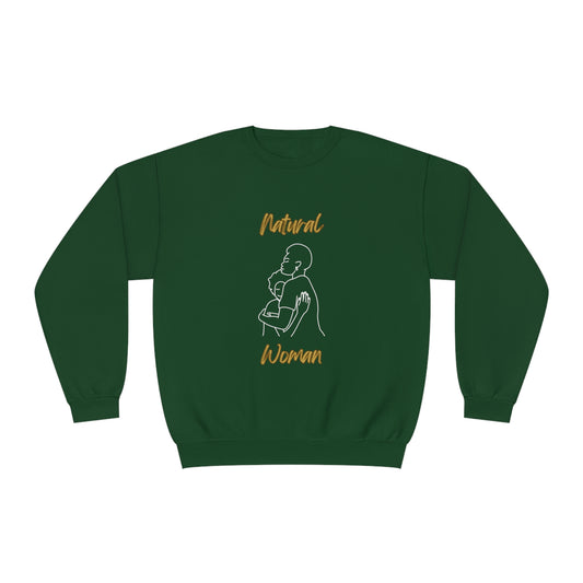 Natural Woman Safe With Momma (WL) Crewneck Sweatshirt