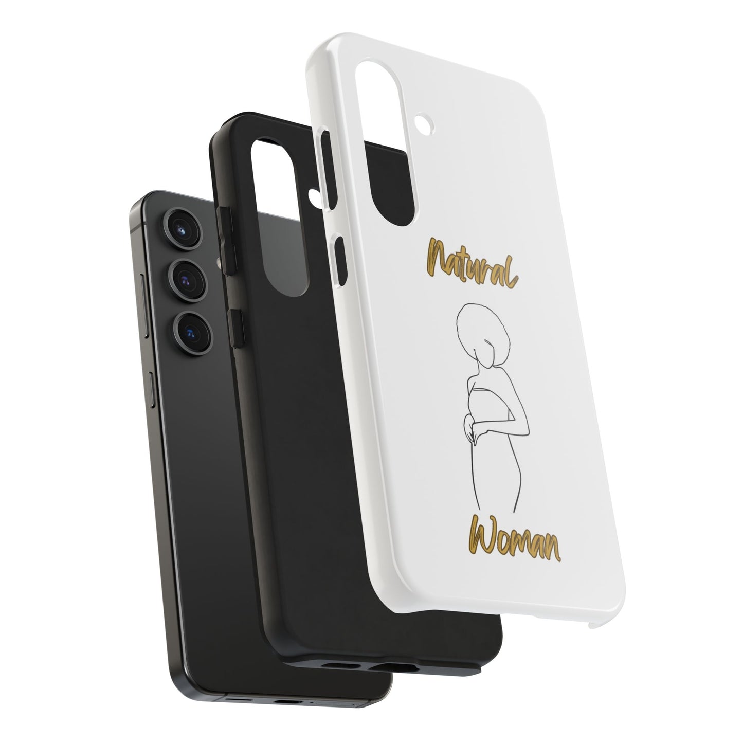 Natural Woman Sho Nuff (BL)Tough Phone Cases WHITE