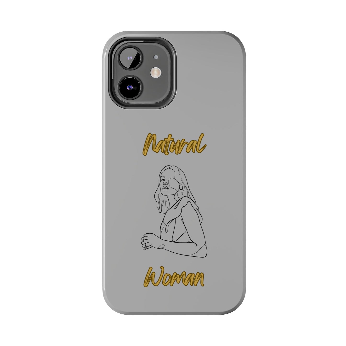 Natural Woman Care Free (BL)Tough Phone Cases LIGHT GREY