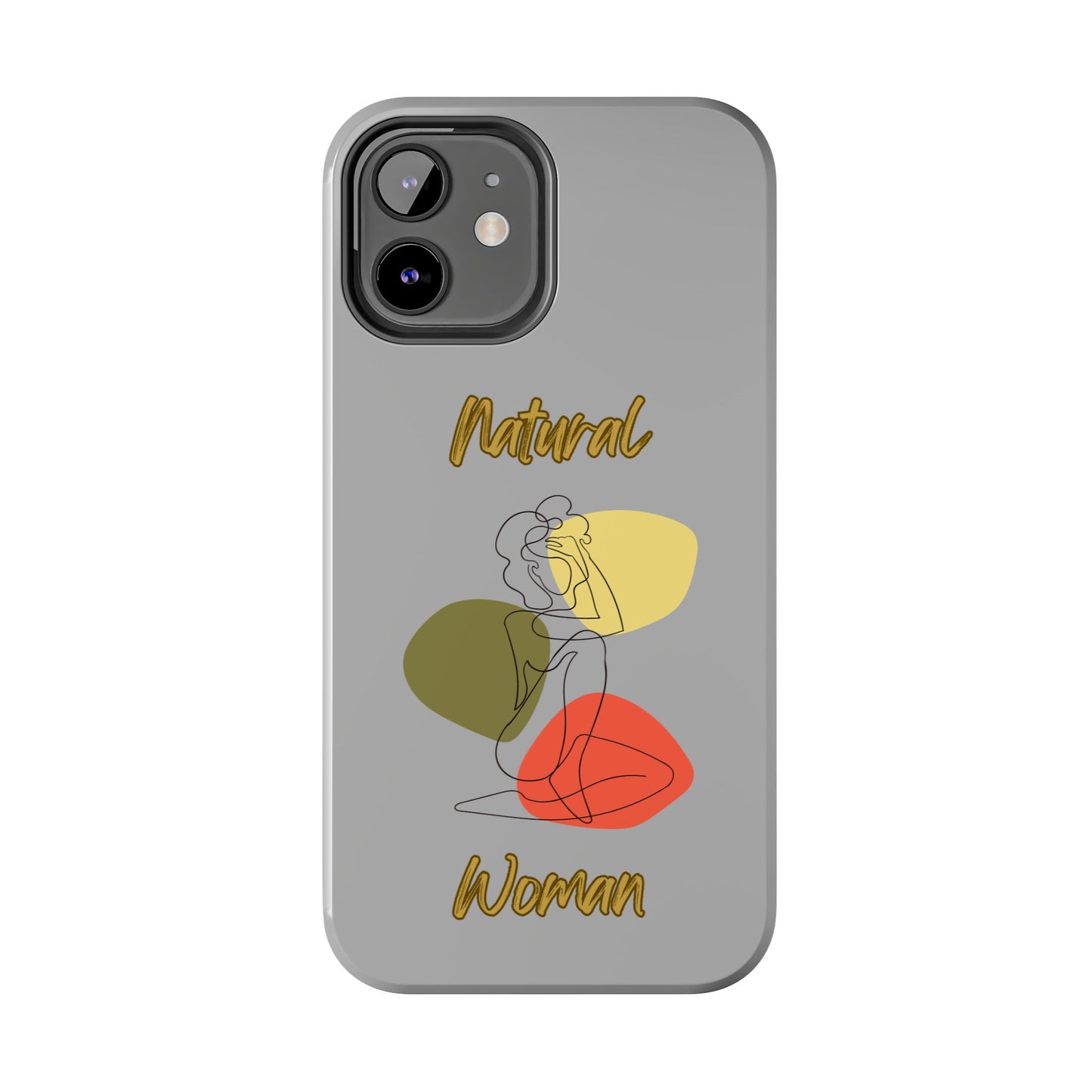 Natural Woman Colorful Pose (BL)Tough Phone Cases LIGHT GREY