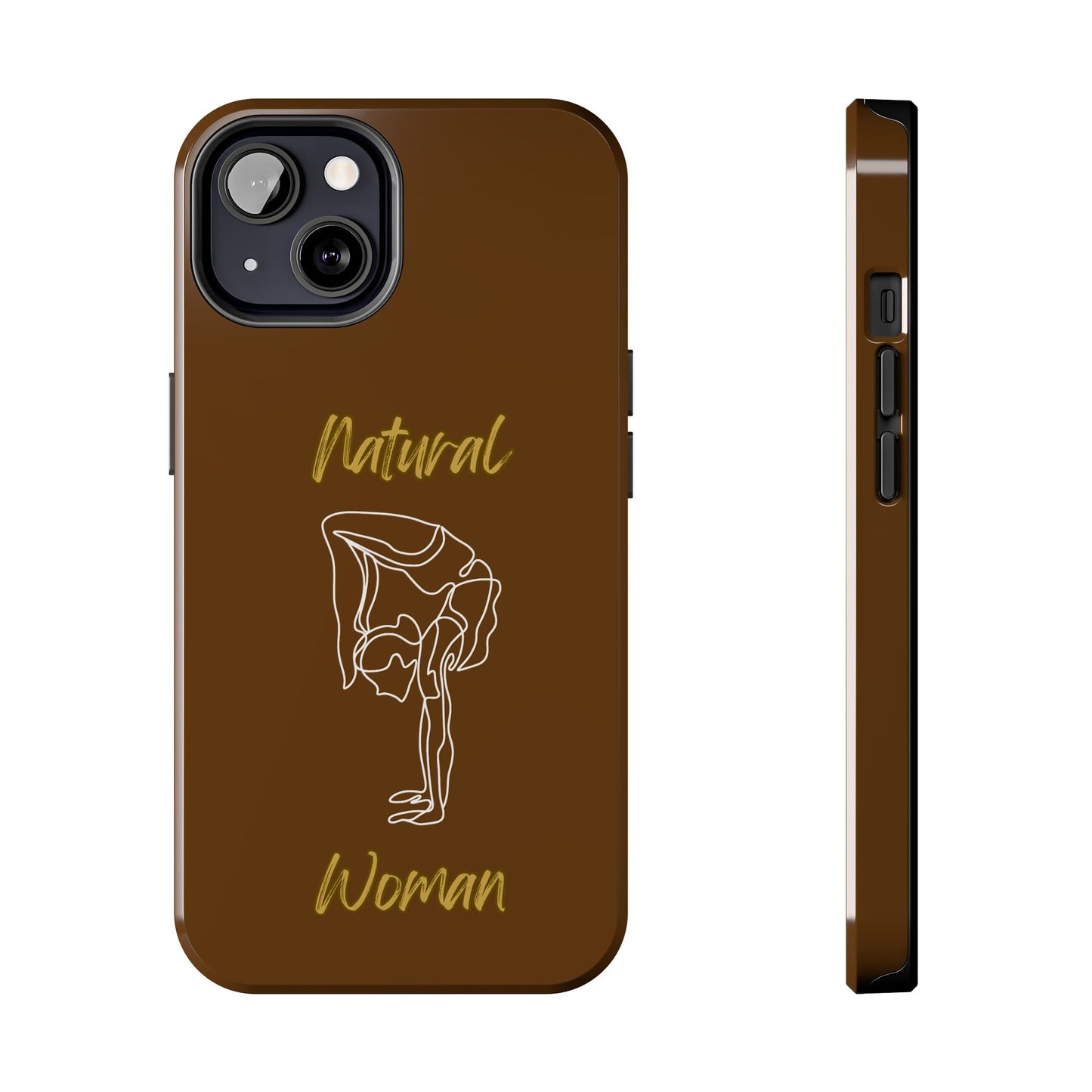 Natural Woman Flexible (WL)Tough Phone Cases BROWN