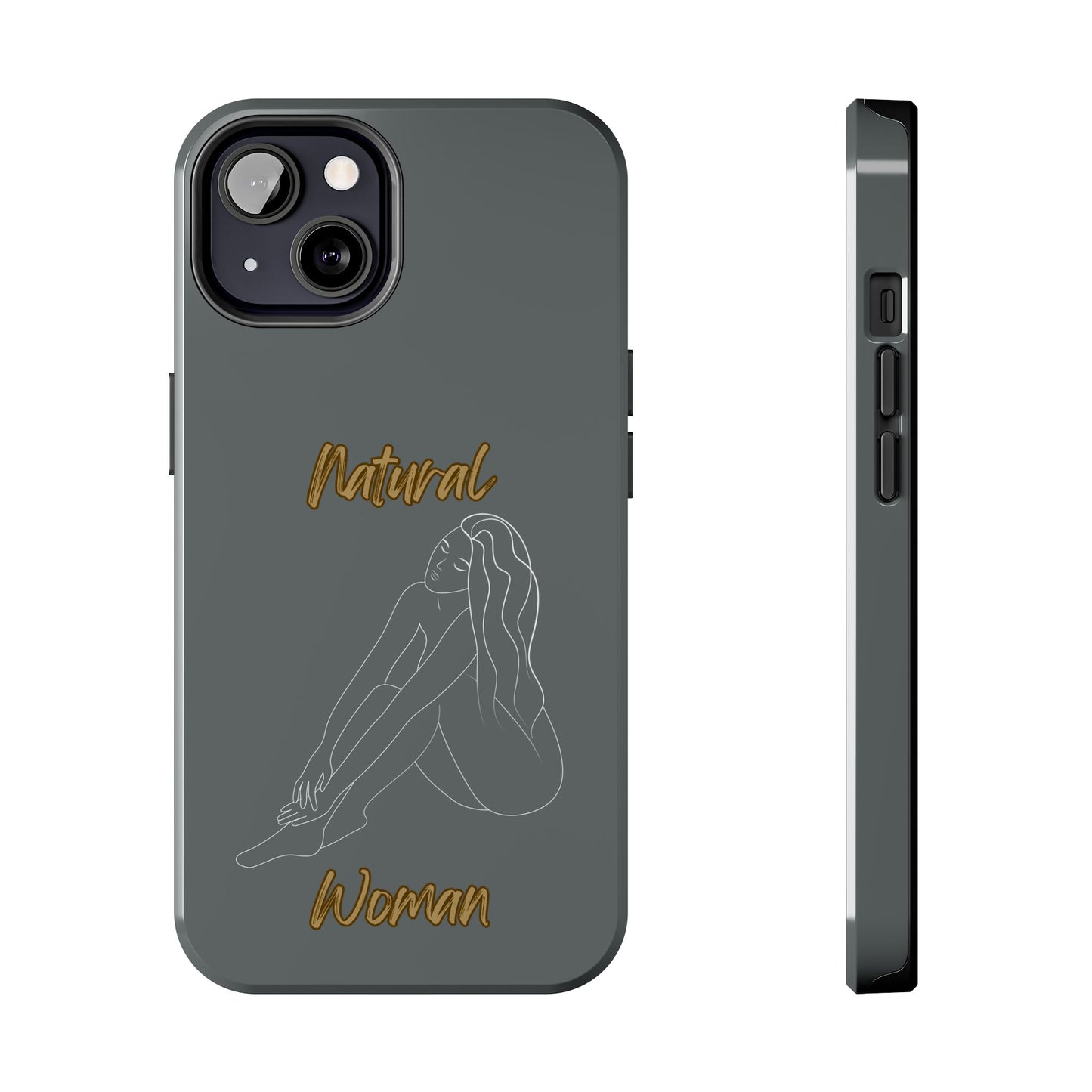 Natural Woman Beauty (WL) Tough Phone Cases DARK GREY