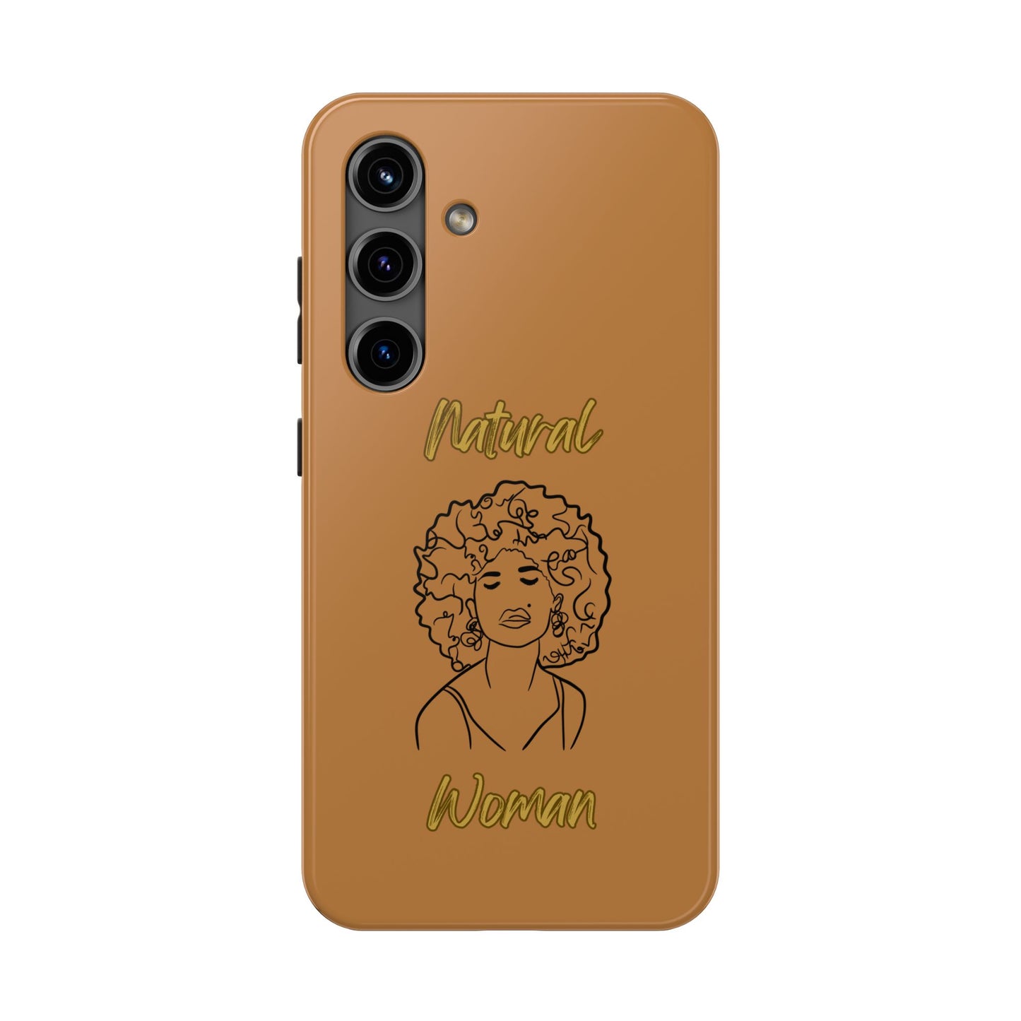 Natural Woman All About Me (BL)Tough Phone Cases LIGHT BROWN