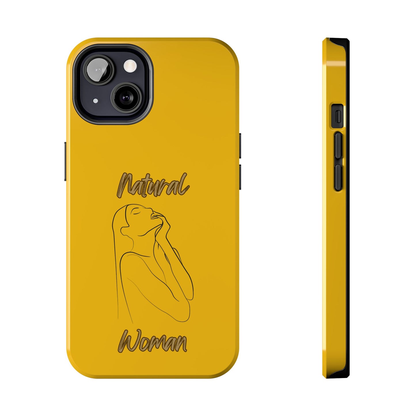 Natural Woman Thank You (BL) Tough Phone Cases YELLOW