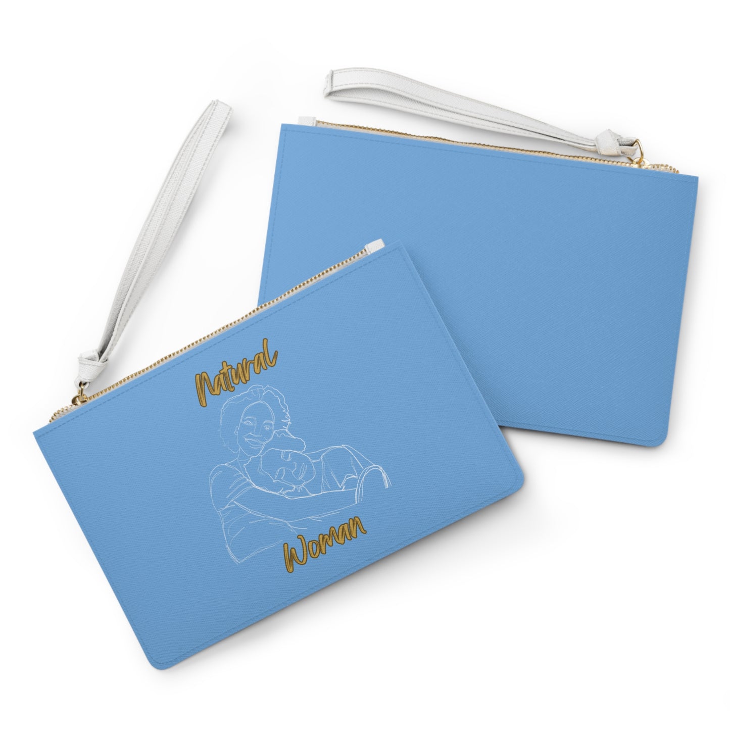 Natural Woman Loving Embrace (WL) Clutch Bag LIGHT BLUE