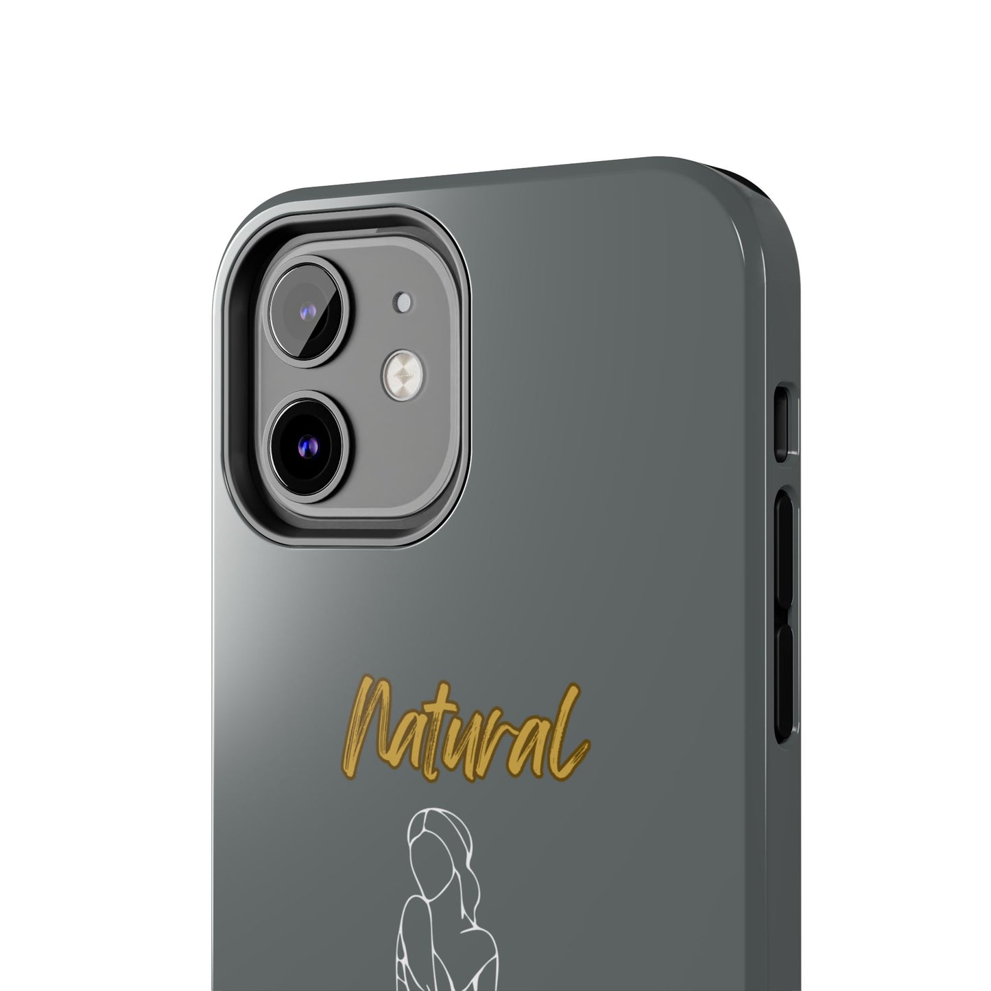 Natural Woman Shoulder Action (WL)Tough Phone Cases DARK GREY