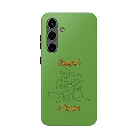 Natural Woman Bear Hugs (BL) Tough Phone Cases GREEN