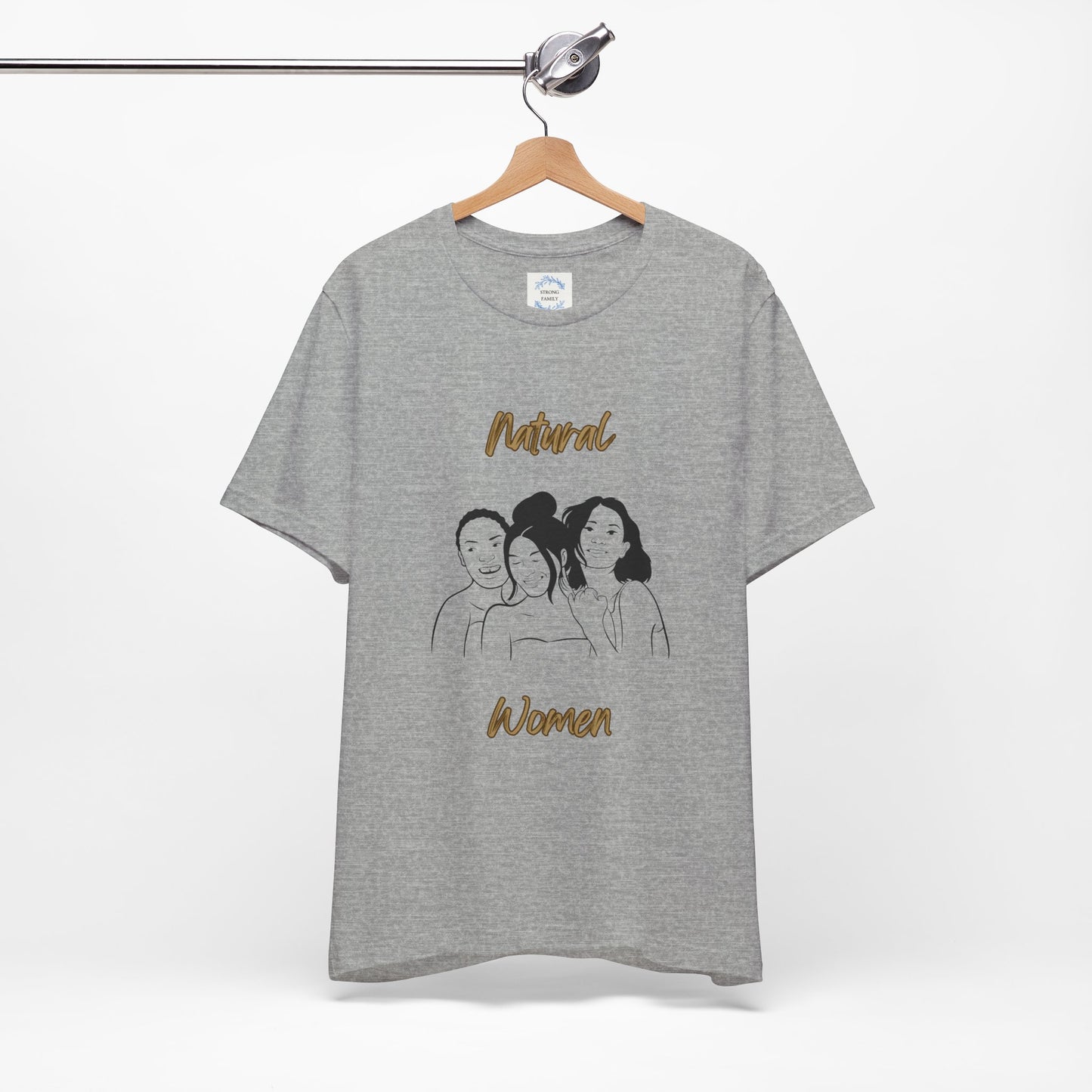 Natural Woman Laughing Friends (BL) Short Sleeve T-Shirt