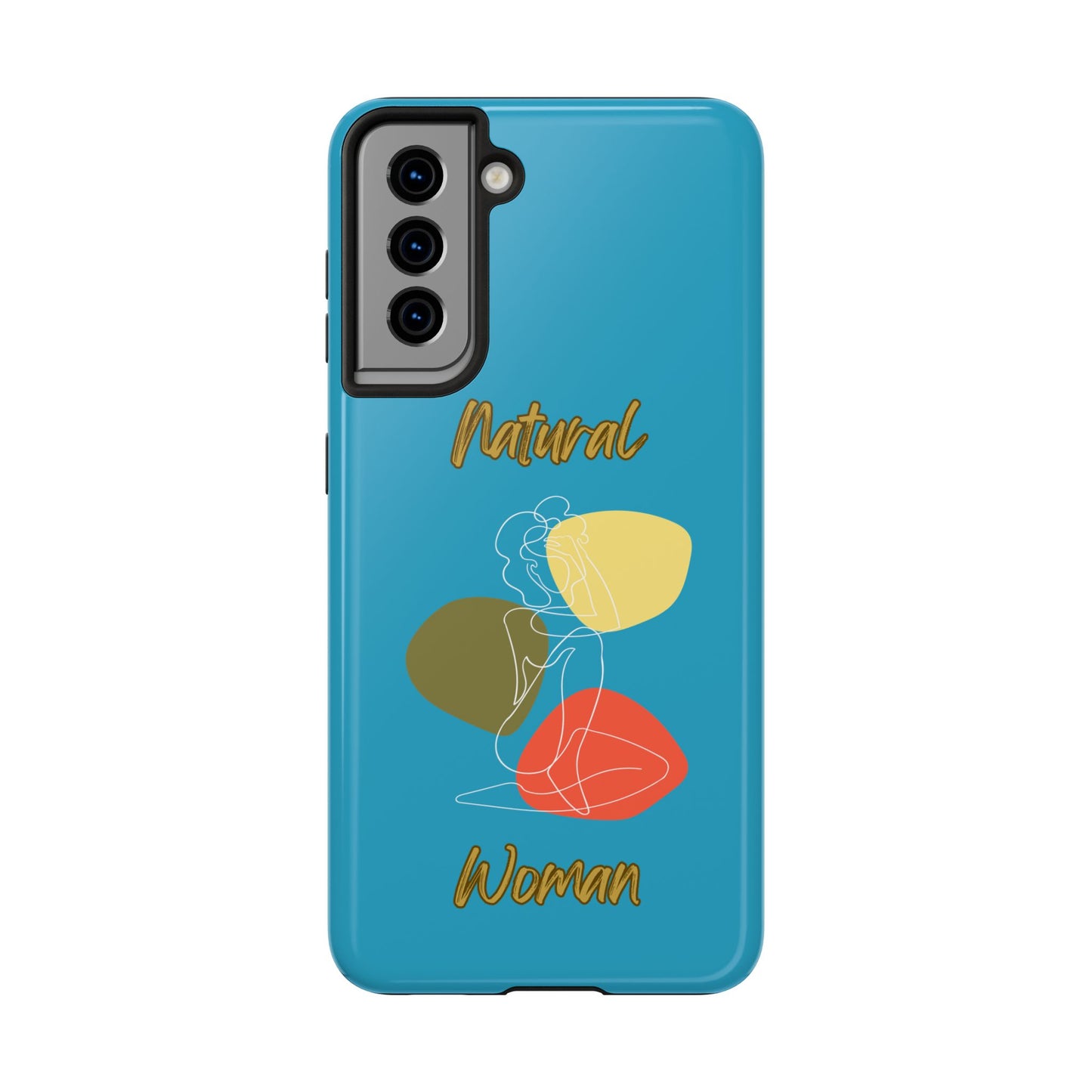 Natural Woman Colorful Pose (WL)Tough Phone Cases TURQUOISE