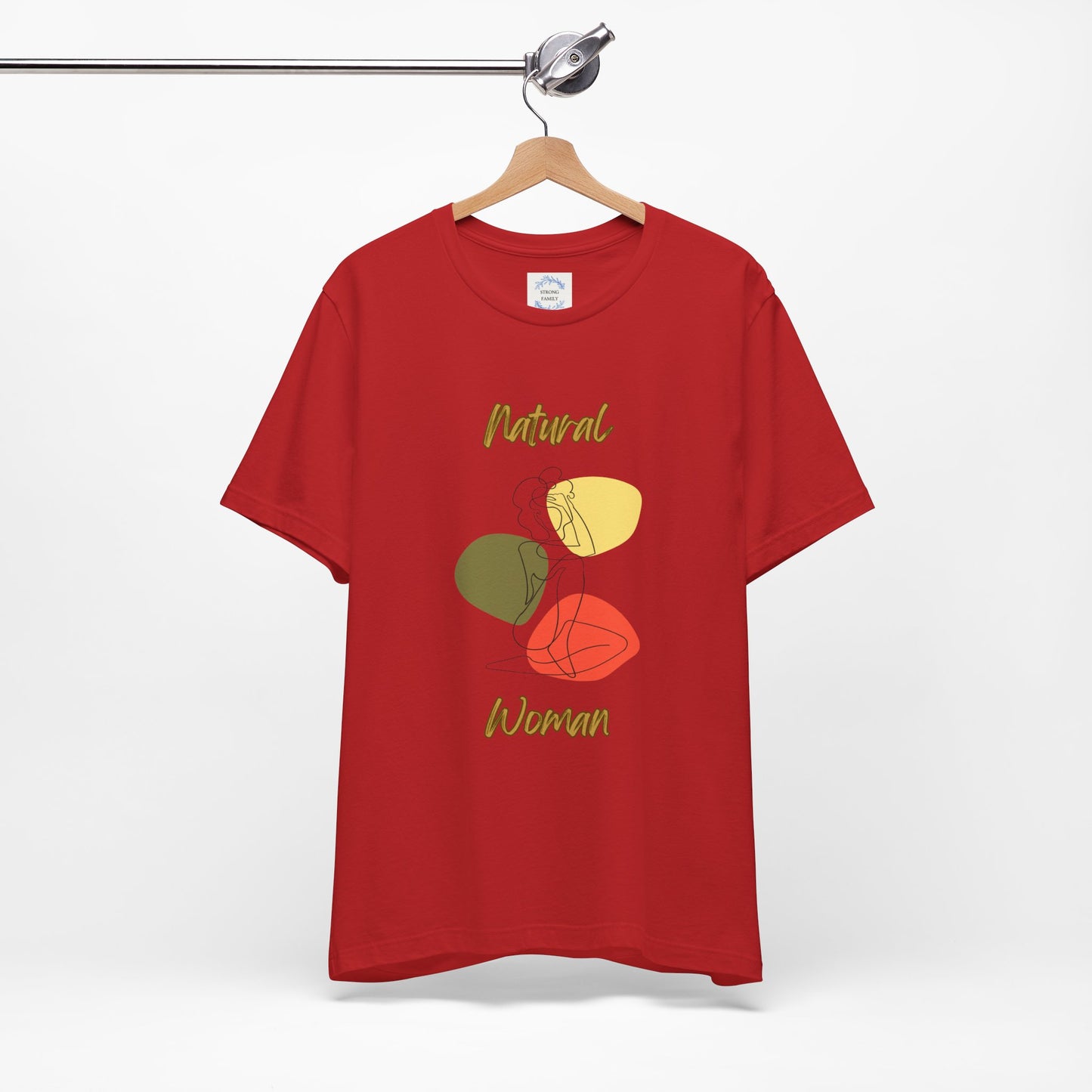 Natural Woman Colorful Pose (BL) Short Sleeve T-Shirt