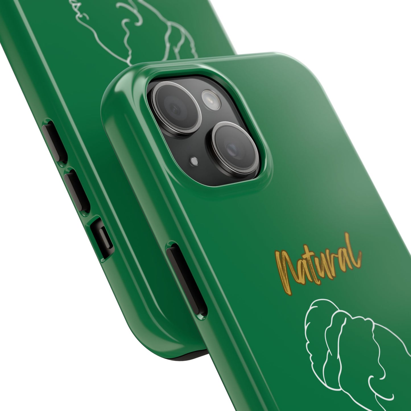 Natural Woman Mixed (WL)Tough Phone Cases DARK GREEN