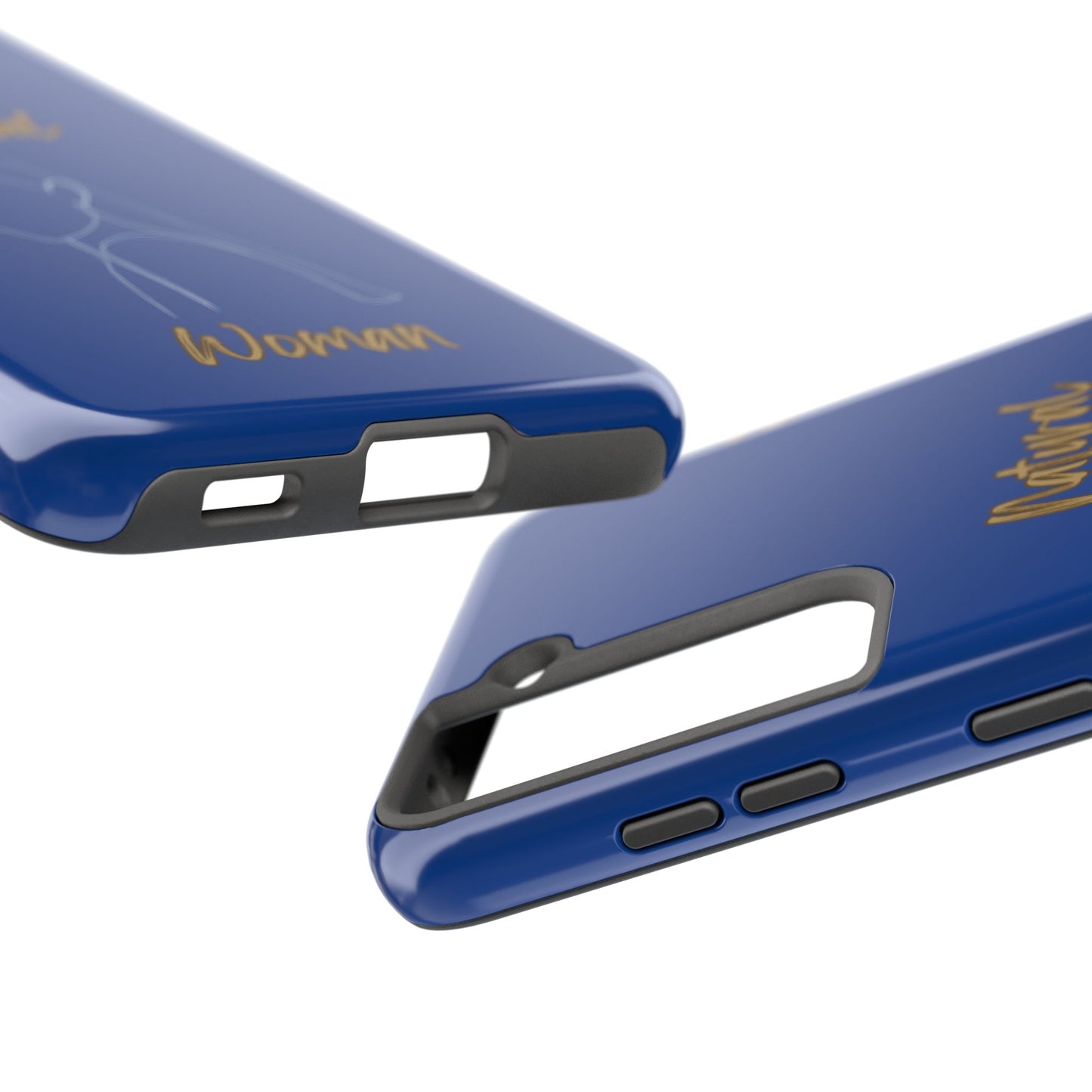 Natural Woman Tilted Look (WL) Tough Phone Cases DARK BLUE