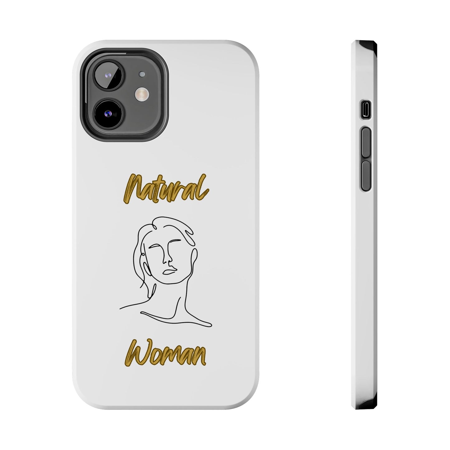 Natural Woman Hello (BL)Tough Phone Cases WHITE