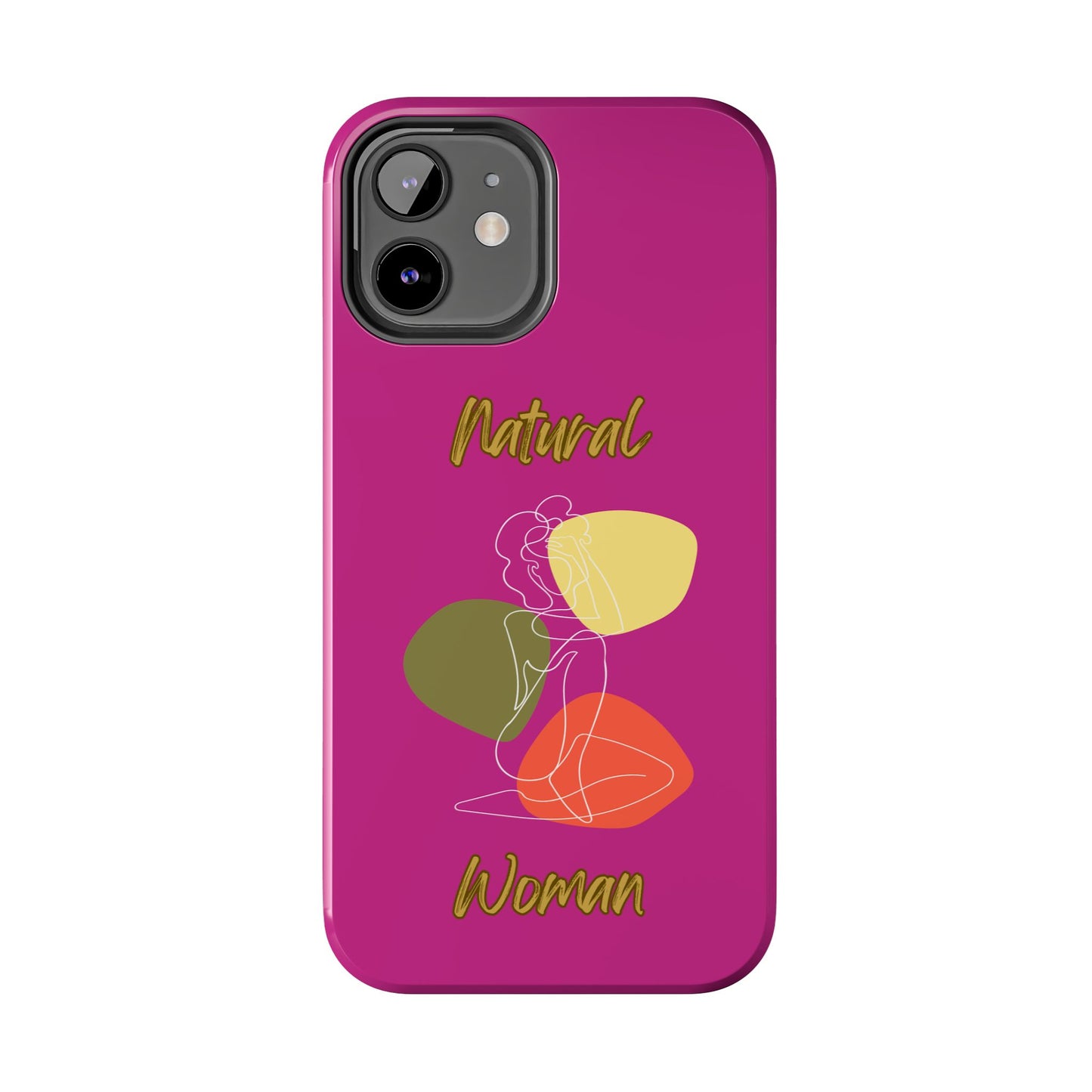 Natural Woman Colorful Pose (WL)Tough Phone Cases PINK