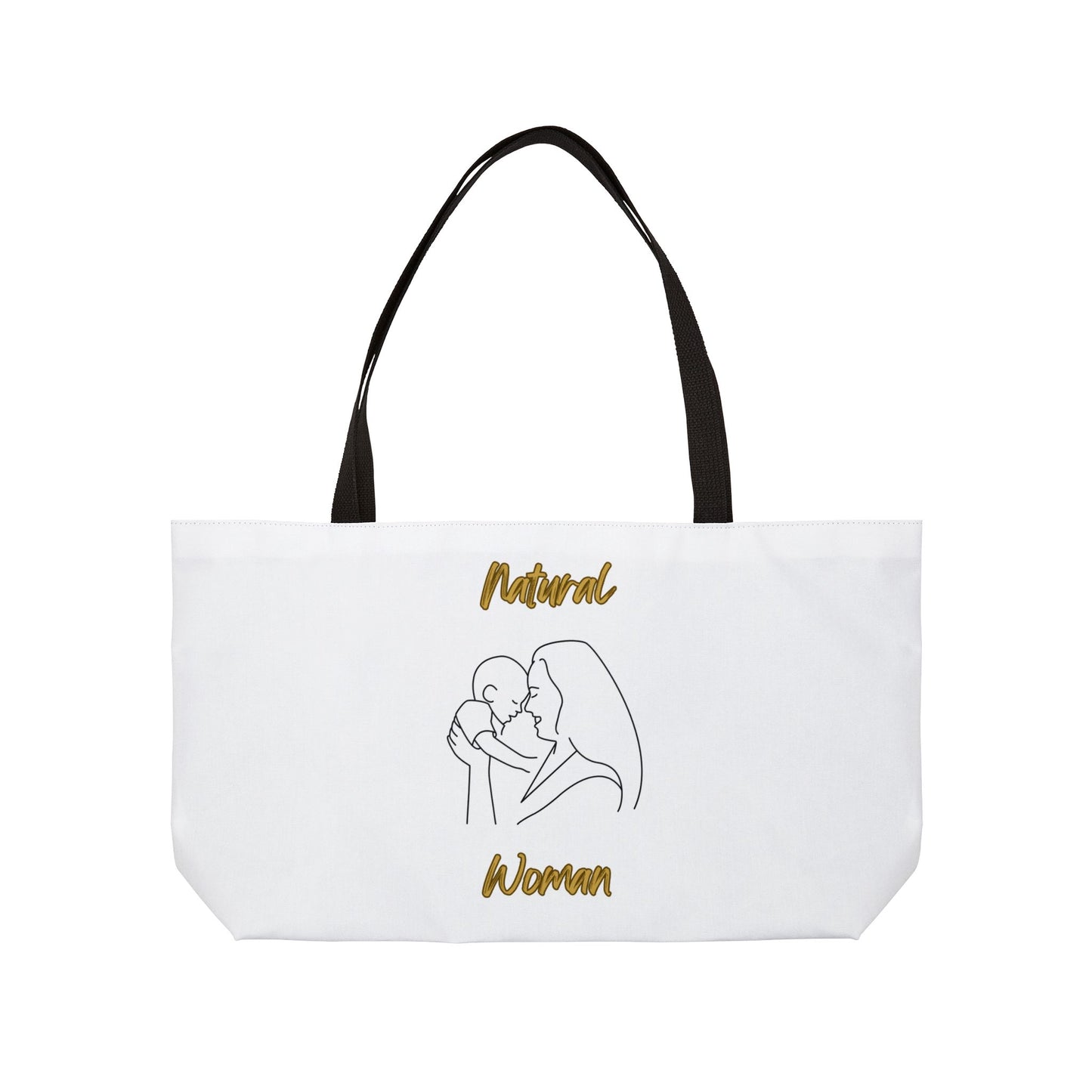 Natural Woman Joy (BL) Weekender Tote Bag WHITE