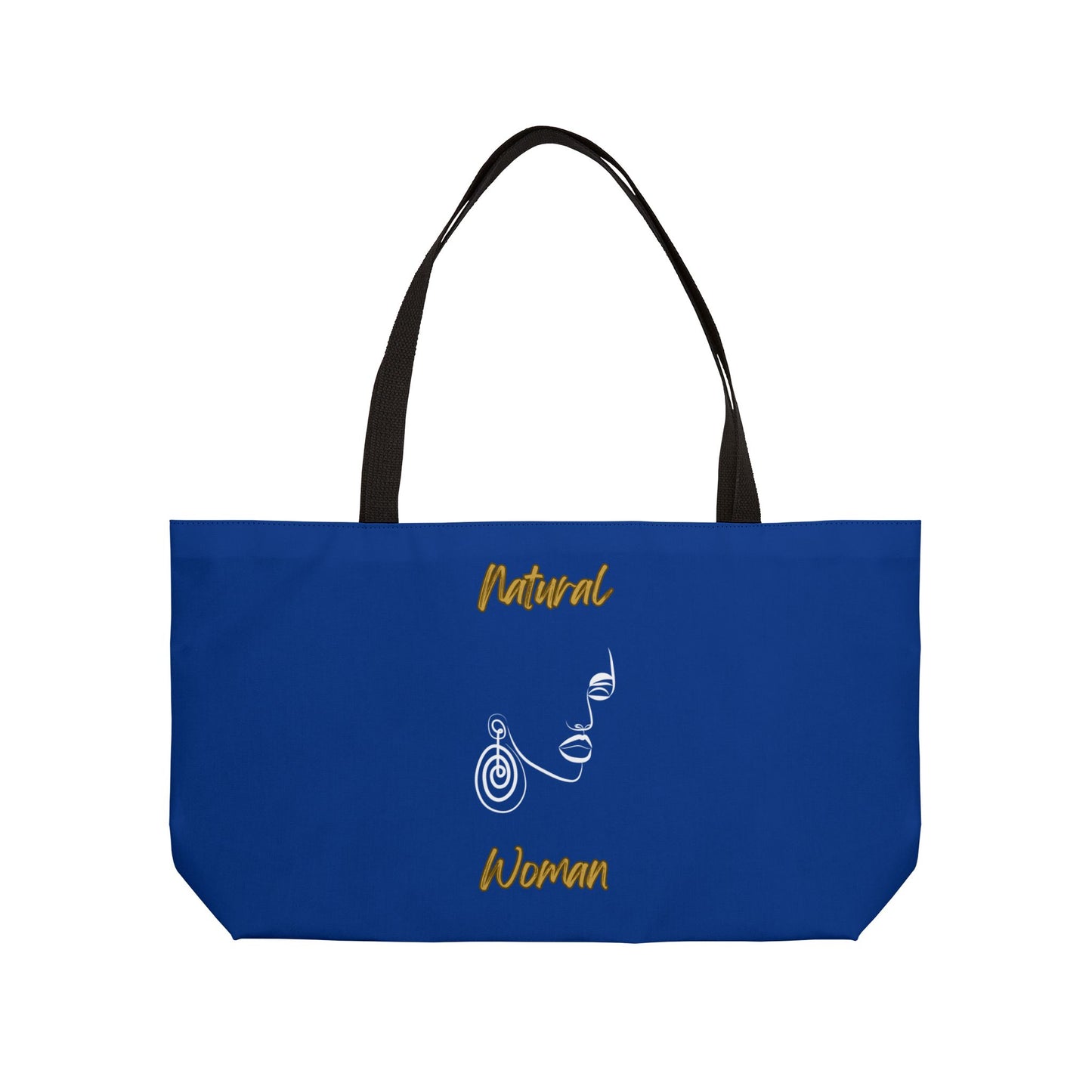 Natural Woman Music In My Soul (WL) Weekender Tote Bag DARK BLUE